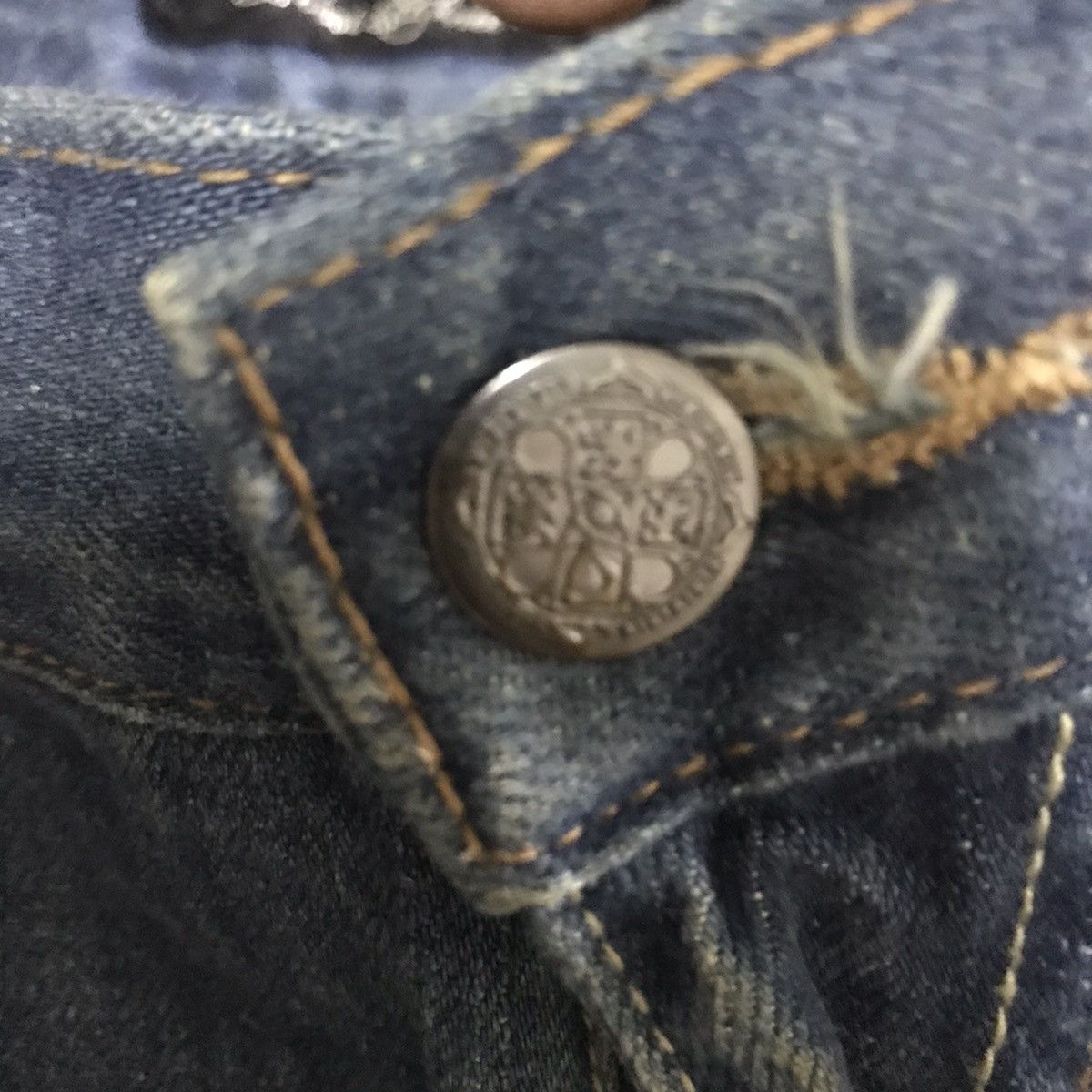 Japanese Brand Japanese Brand ROOT THREE Denim Flares Leather Pocket Size US 32 / EU 48 - 13 Thumbnail