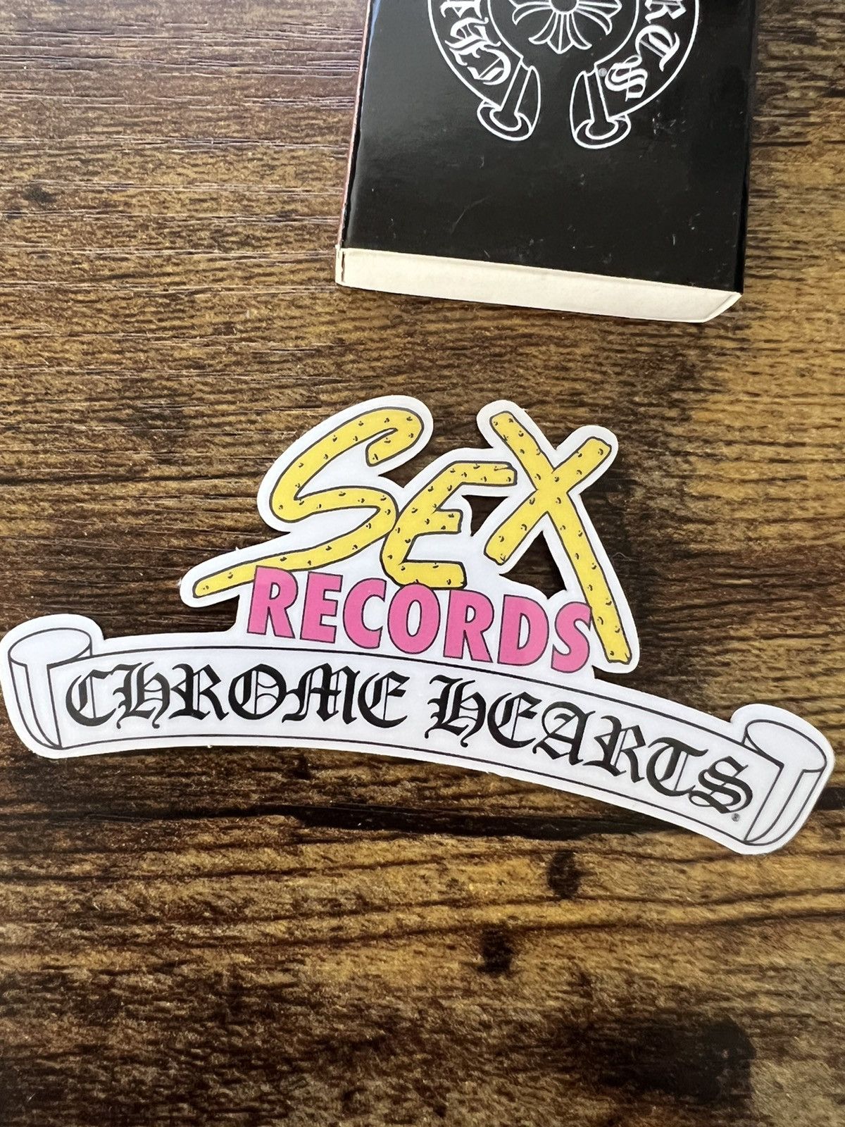 Chrome Hearts Chrome Hearts Sex Records Sticker ONLY | Grailed