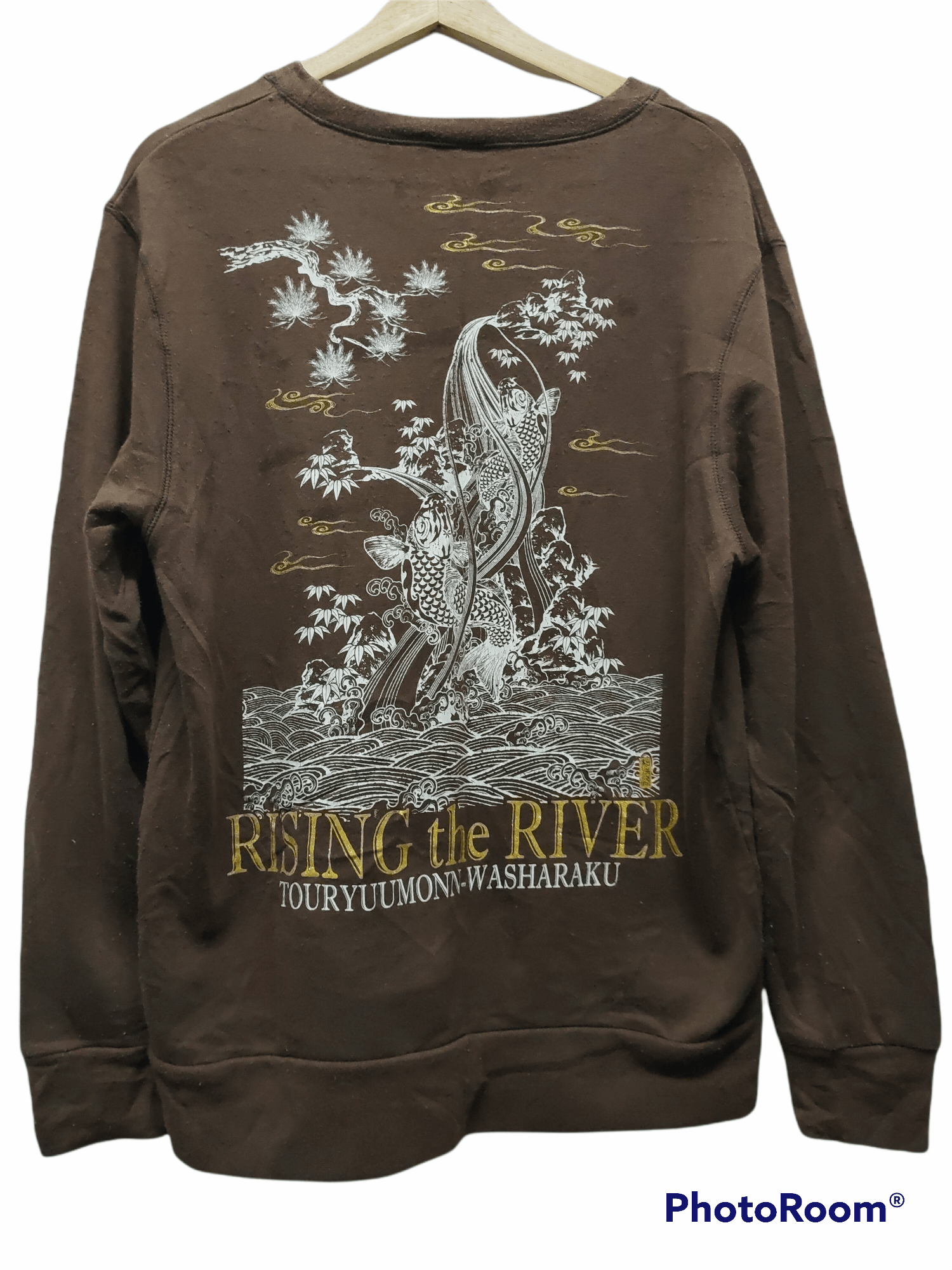 Japanese Brand Sukajan souvenir Japanese traditional sweatshirt Size US L / EU 52-54 / 3 - 1 Thumbnail