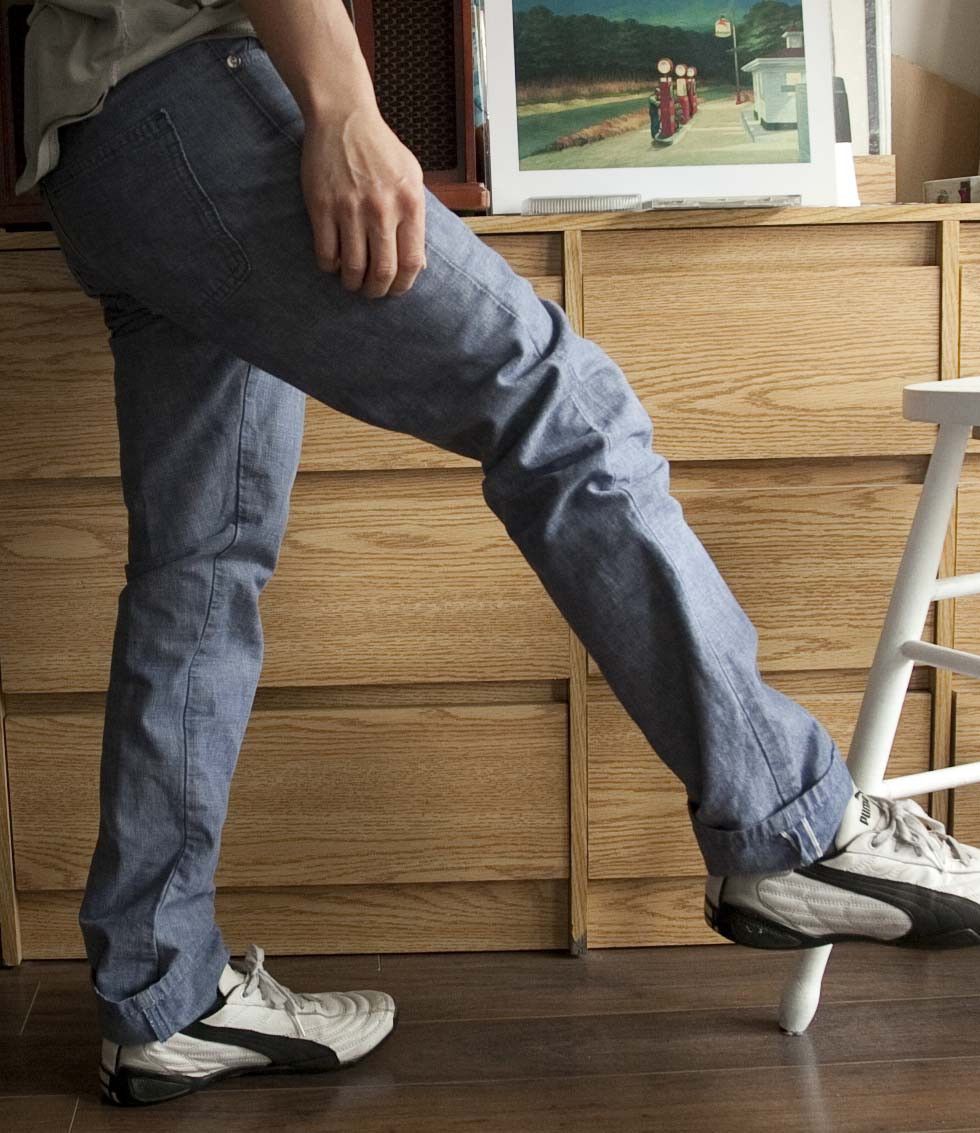 Naked & Famous *Naked &Famous Chambray Selvedge Pants SkinnyGuy Size 30x31 Size US 30 / EU 46 - 1 Thumbnail