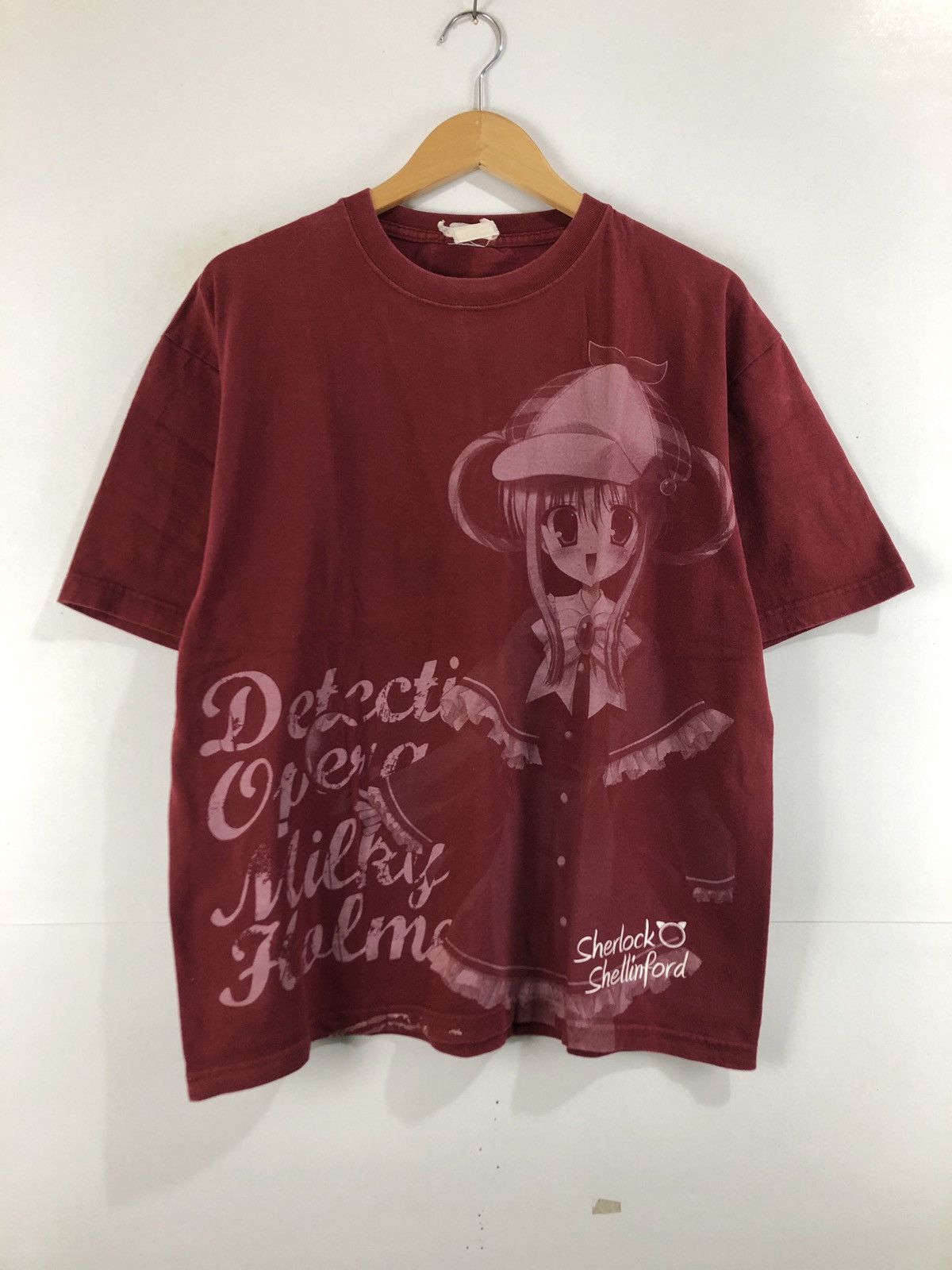 Anime Sherlock Shellingford Milky Holmes T-Shirt Size US XL / EU 56 / 4 - 1 Thumbnail