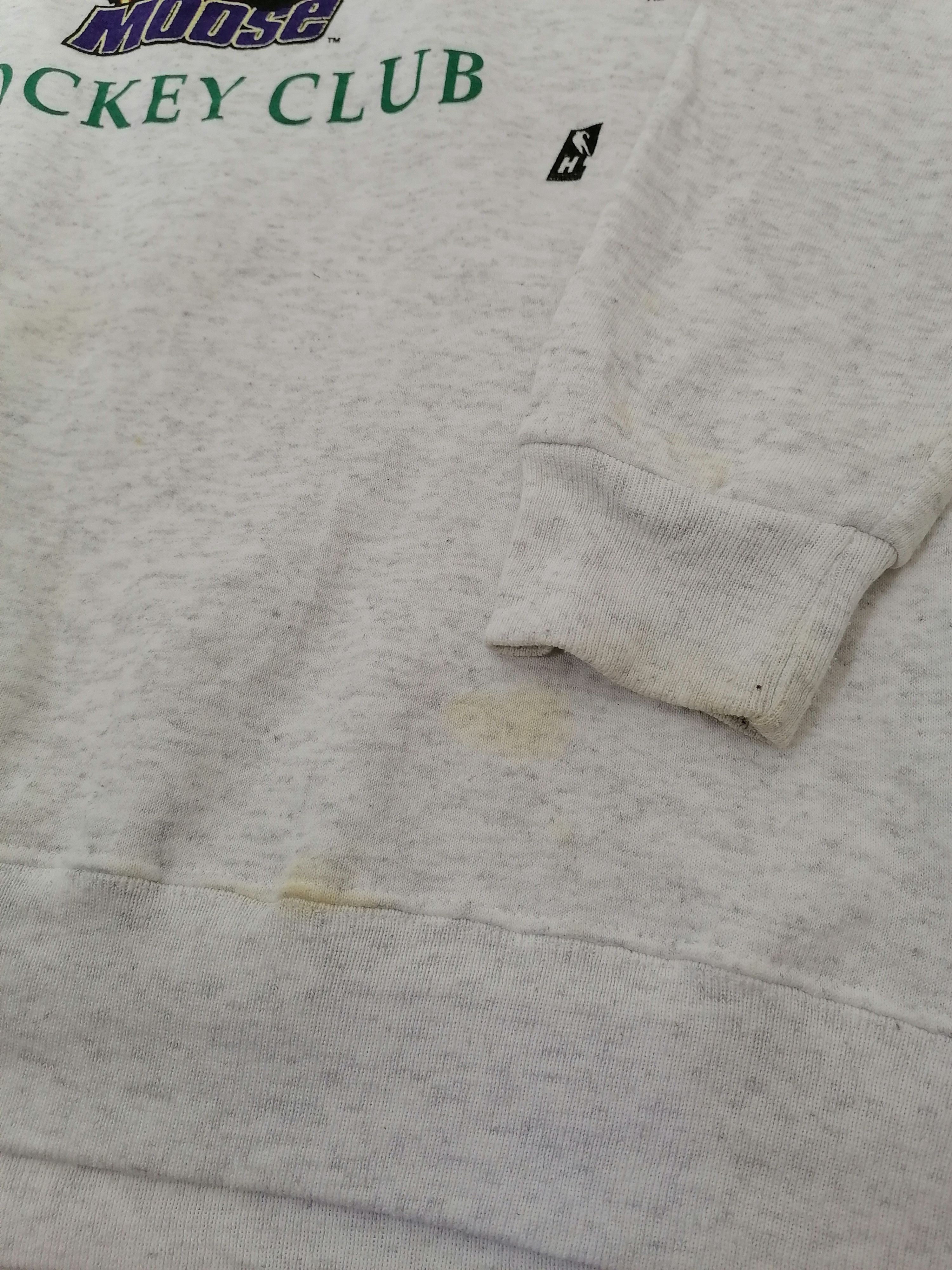 NHL × Nutmeg × Vintage Vintage Minnesota Moose Hockey Sweatshirt Size US XL / EU 56 / 4 - 2 Thumbnail