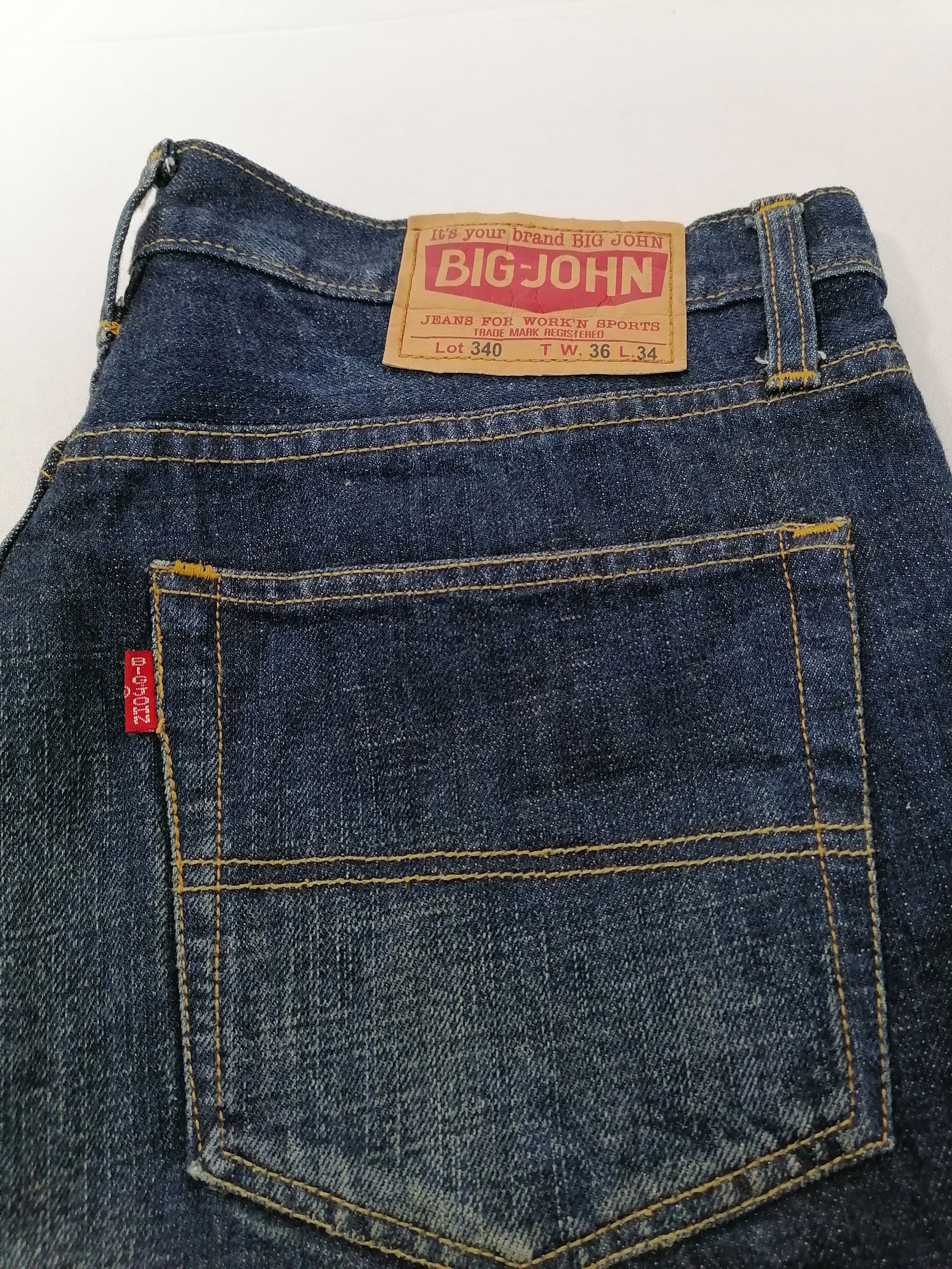Big John × Vintage Vintage Big John Lot 340 Denim Jeans Size US 35 - 6 Thumbnail