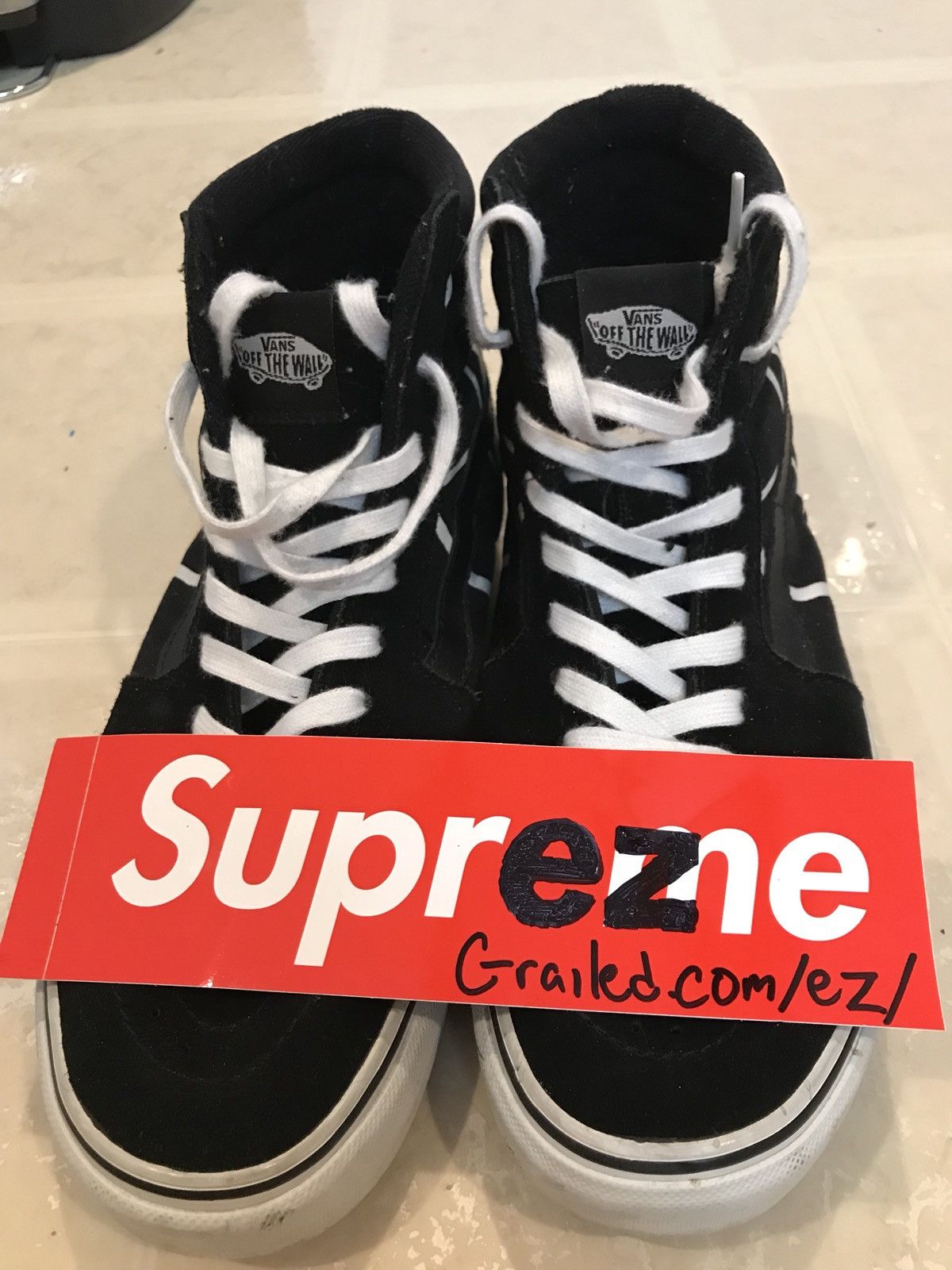 Vans x Supreme x Public Enemy Sk8-Hi SL