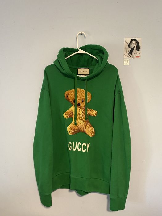 Gucci Gucci Teddy Bear Hoodie Grailed