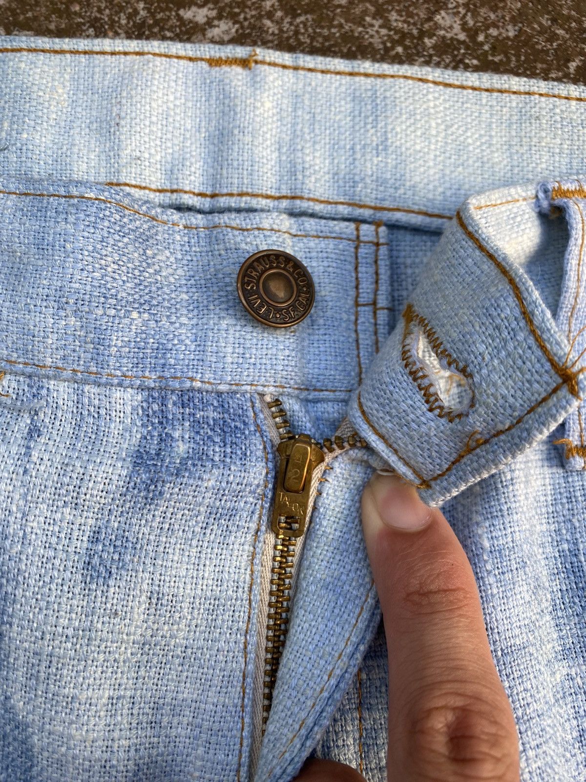 Levi's VINTAGE ORANGE TAB LEVIS PANTS Size US 34 / EU 50 - 3 Thumbnail