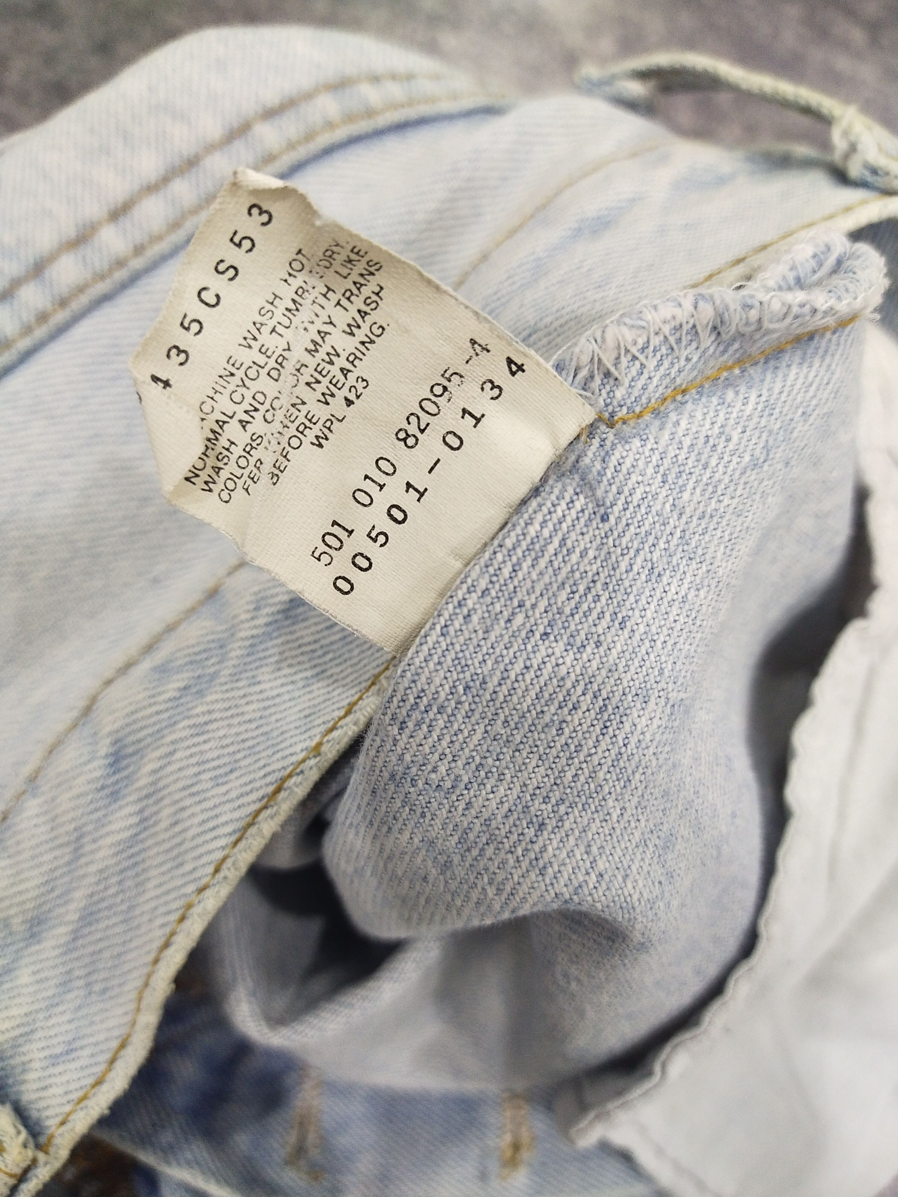 Levi's Vintage Levis 501 Jeans Lightwash Clean Straight Size US 31 - 9 Thumbnail