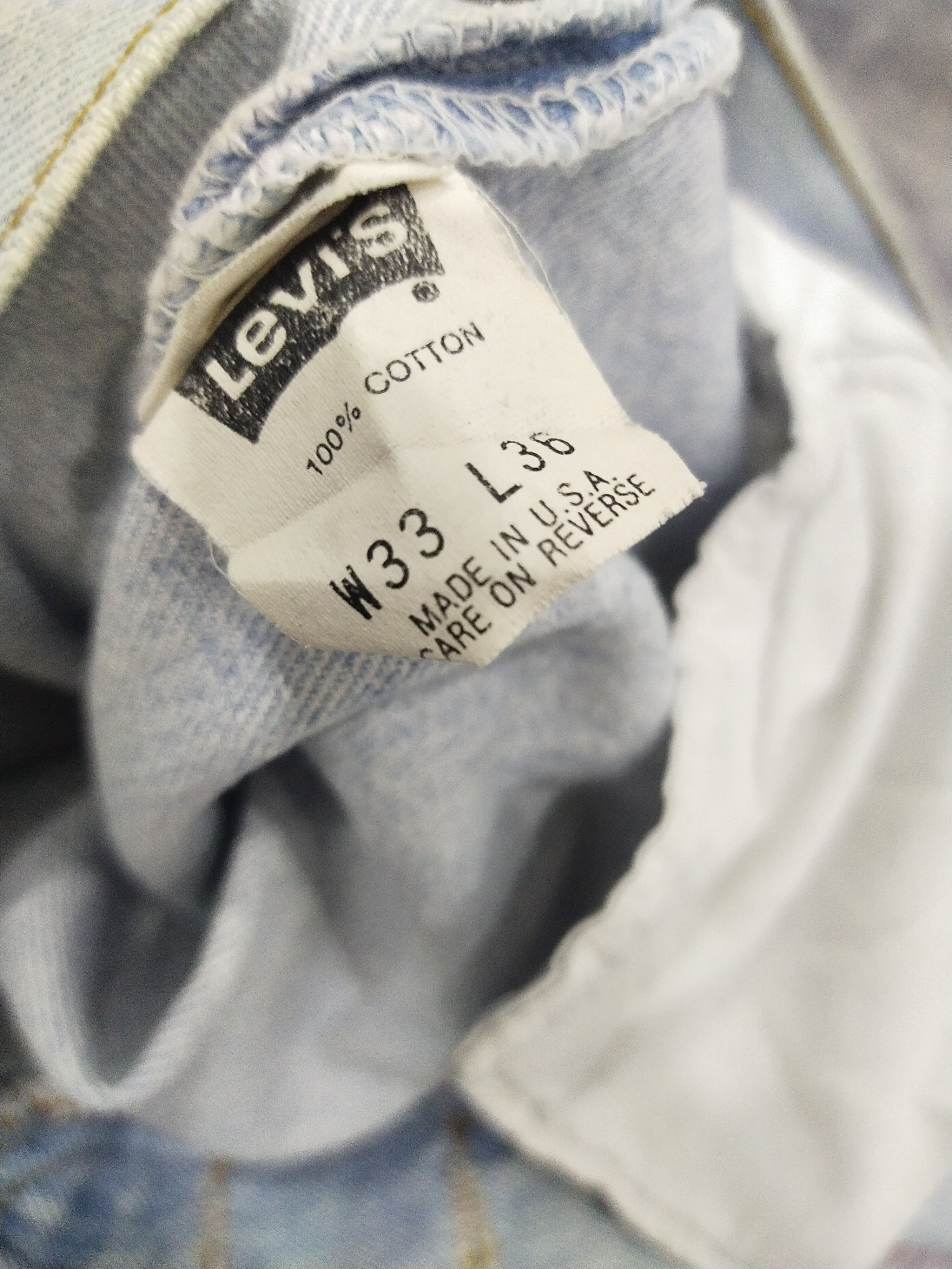 Levi's Vintage Levis 501 Jeans Lightwash Clean Straight Size US 31 - 8 Thumbnail