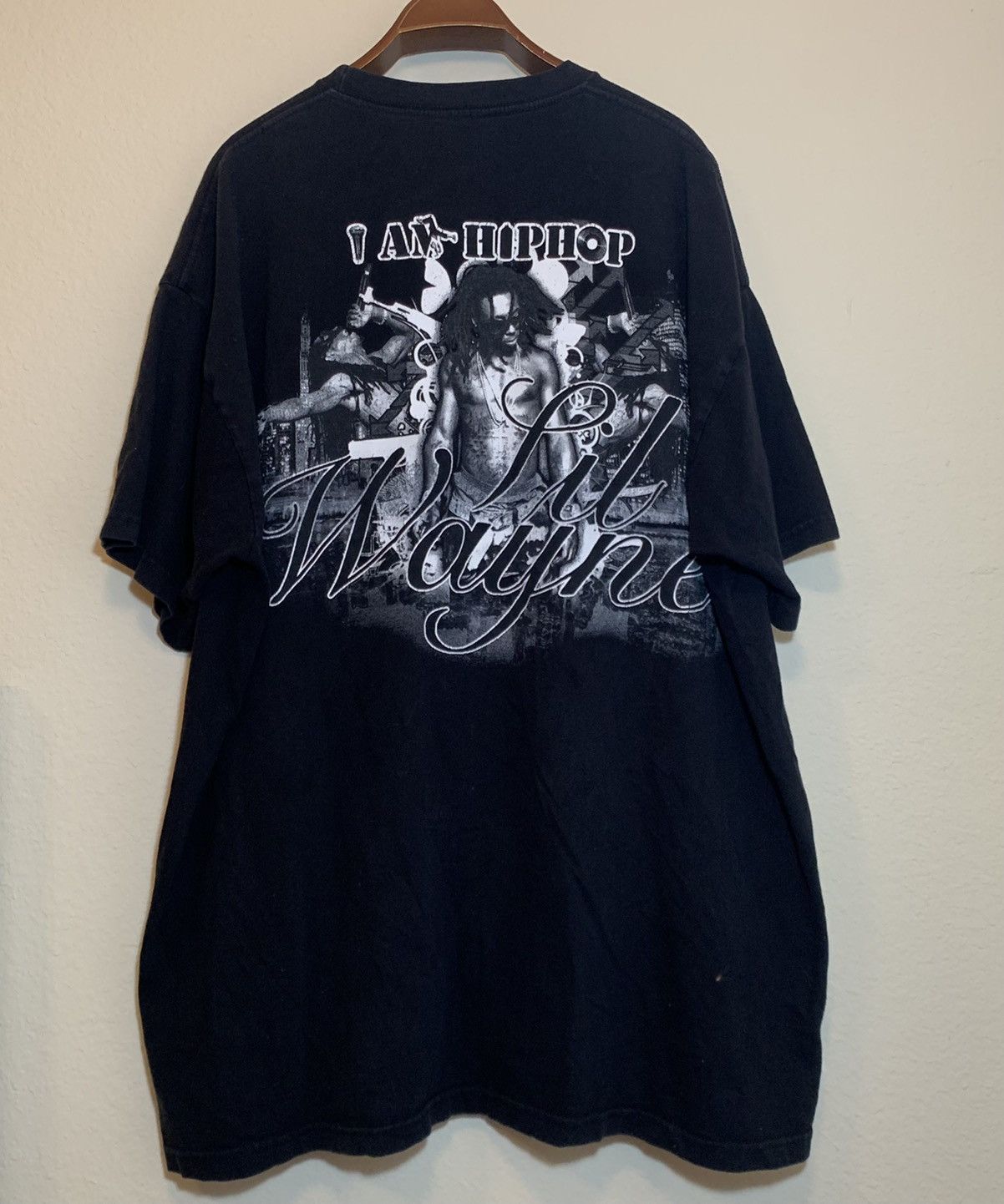 Lil Wayne × Rap Tees × Vintage Vintage Lil Wayne I Am Hip