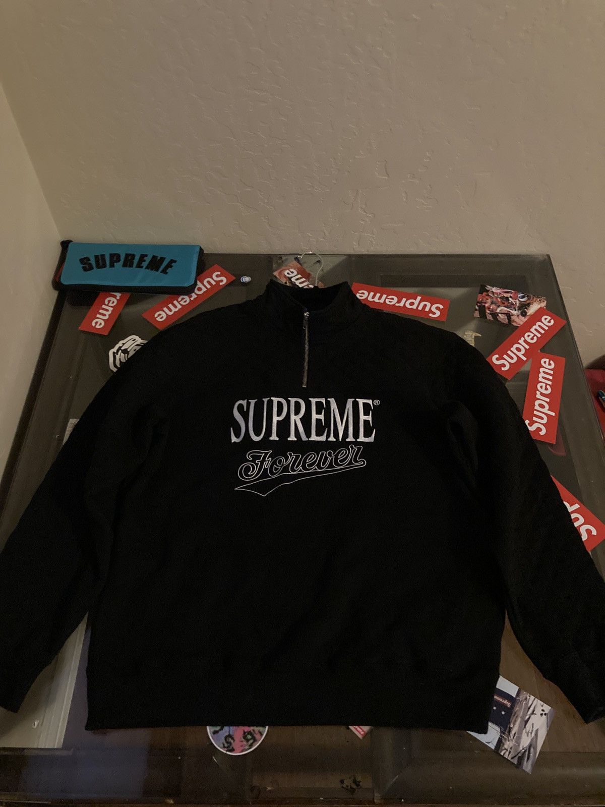 Supreme Forever Half Zip Sweatshirt | Grailed