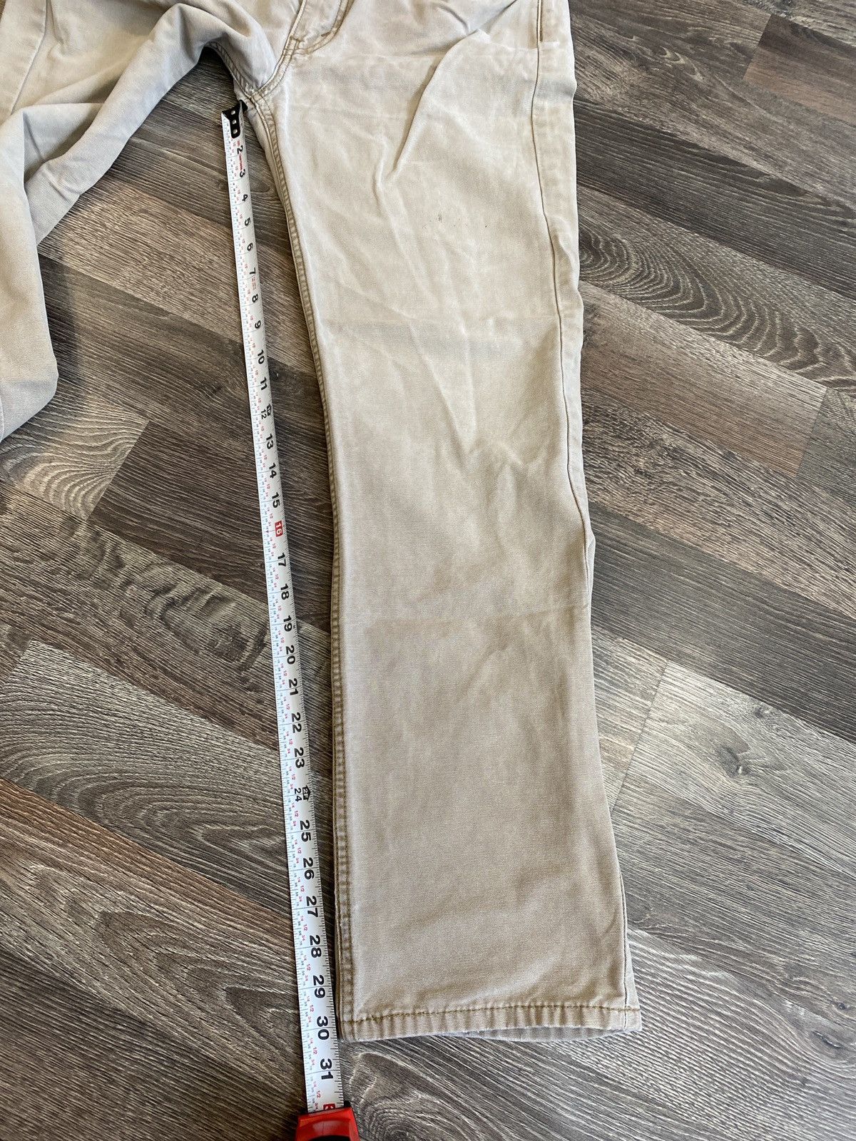 Levi's × Levi's Vintage Clothing × Vintage Levi’s 514 Creme / Khaki straight legged Jeans / Denim Size US 33 - 10 Thumbnail