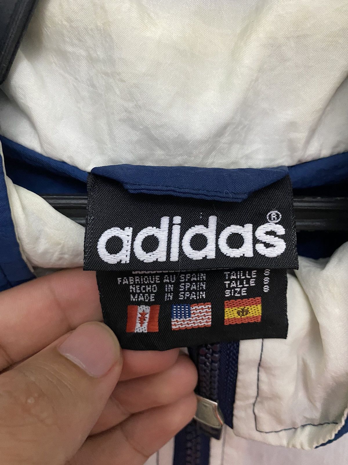 Adidas Vintage Adidas Big Logo Jacket Size US XL / EU 56 / 4 - 4 Thumbnail