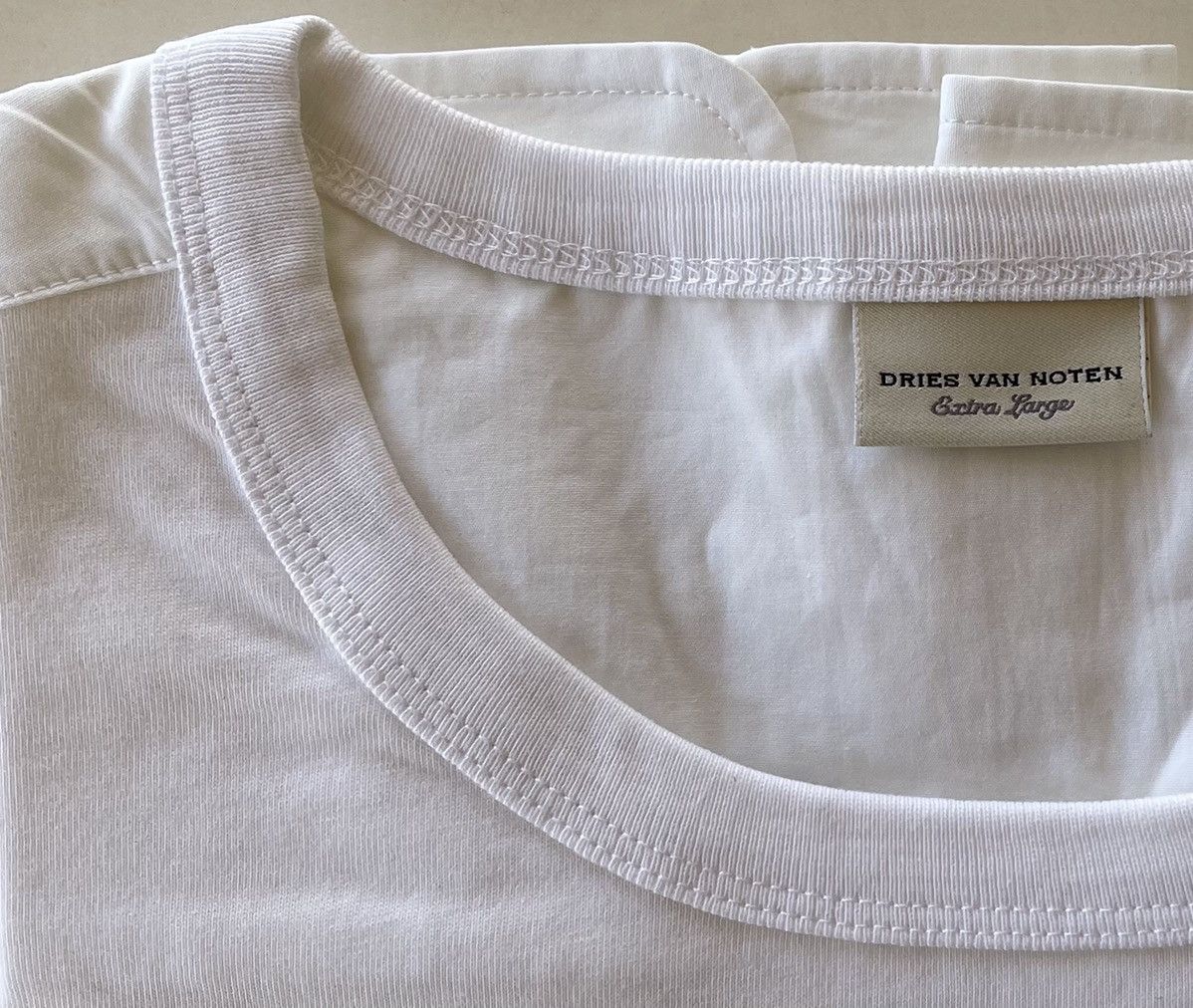 Dries Van Noten Dries Van Noten Jersey And Poplin T-shirt in White Size US XL / EU 56 / 4 - 4 Thumbnail