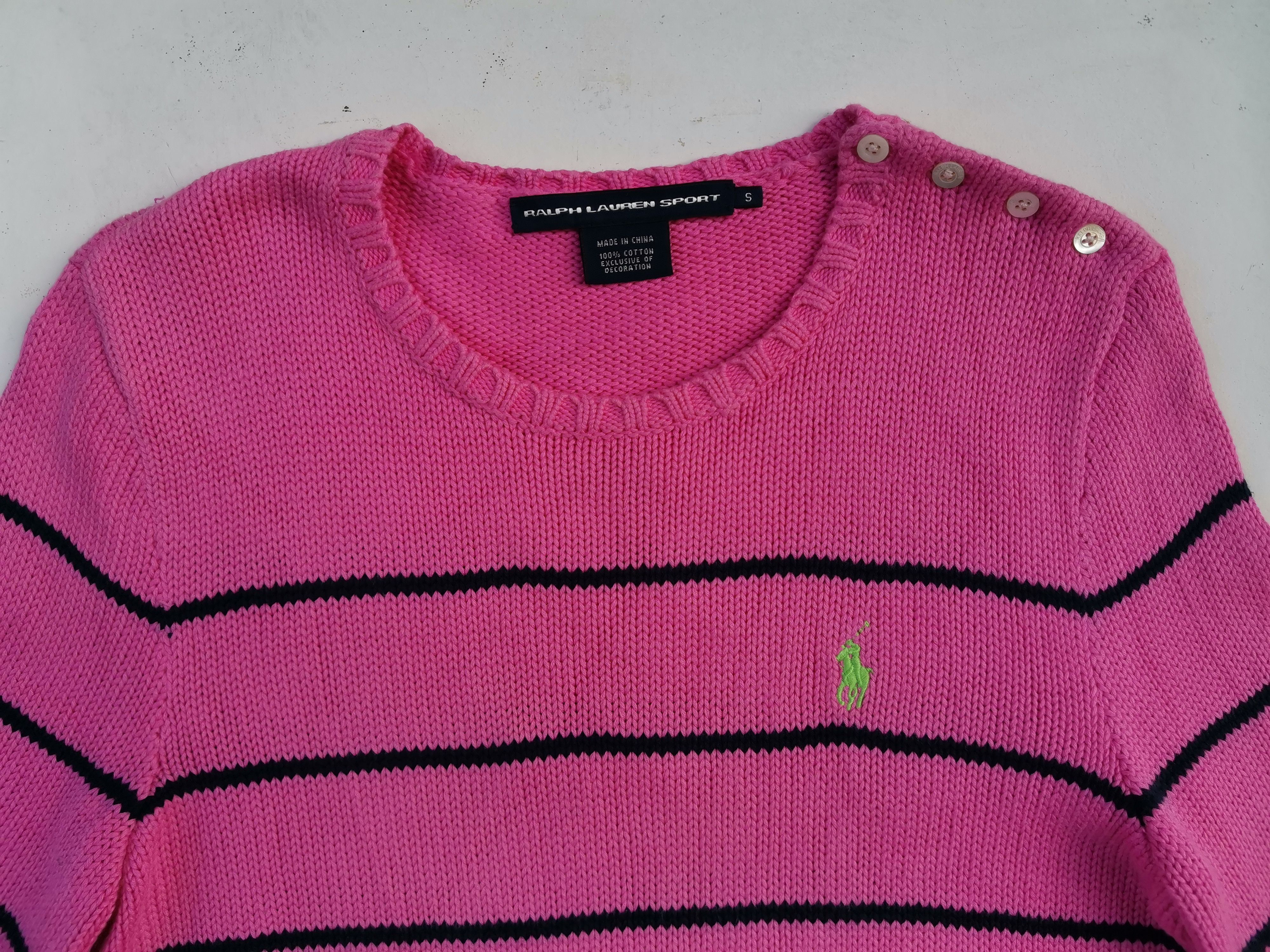 Homespun Knitwear × Other × Ralph Lauren Vintage Ralph Lauren Sport Small Logo Embroidered Knitwear Size US S / EU 44-46 / 1 - 9 Thumbnail