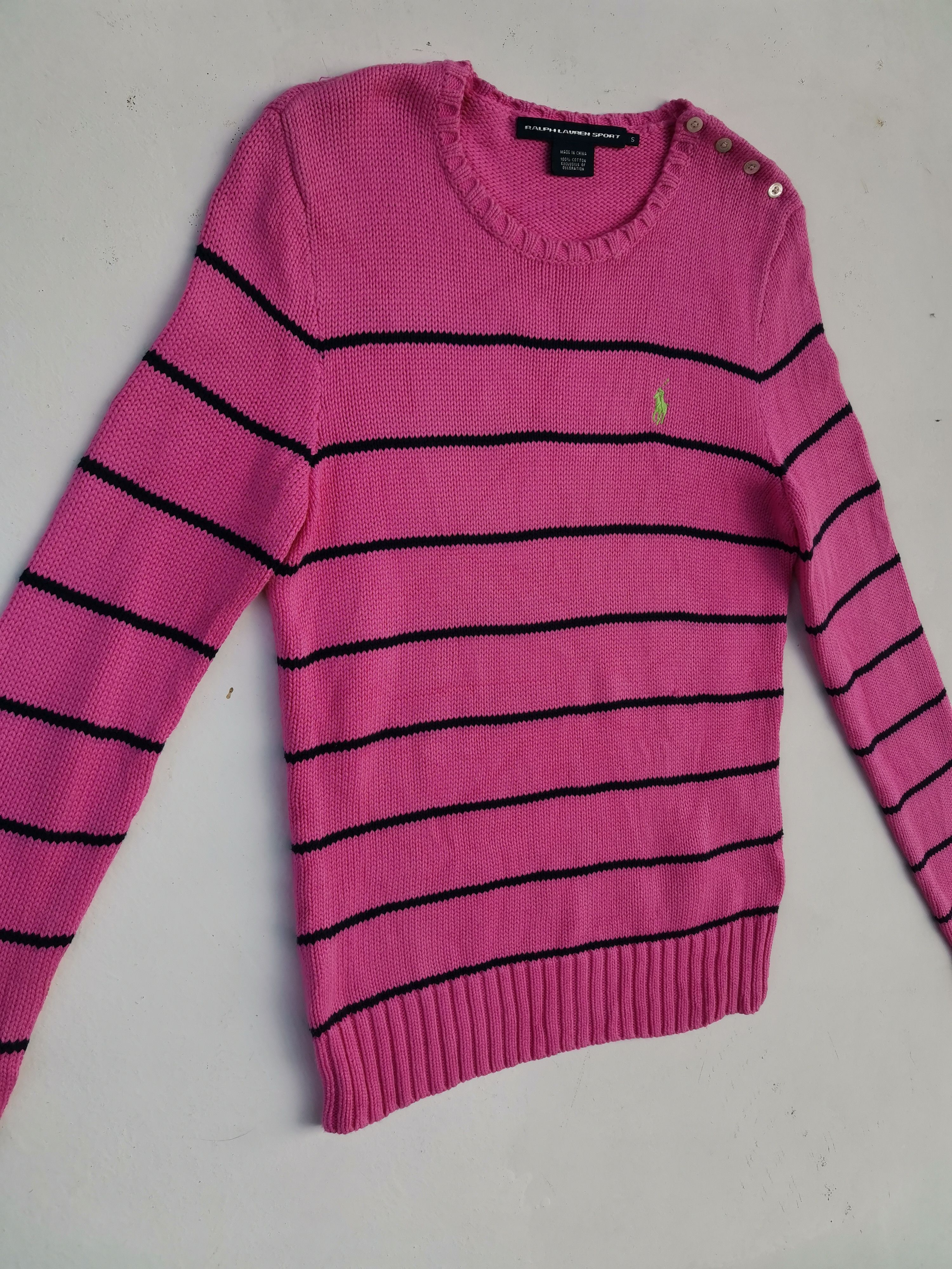 Homespun Knitwear × Other × Ralph Lauren Vintage Ralph Lauren Sport Small Logo Embroidered Knitwear Size US S / EU 44-46 / 1 - 7 Thumbnail