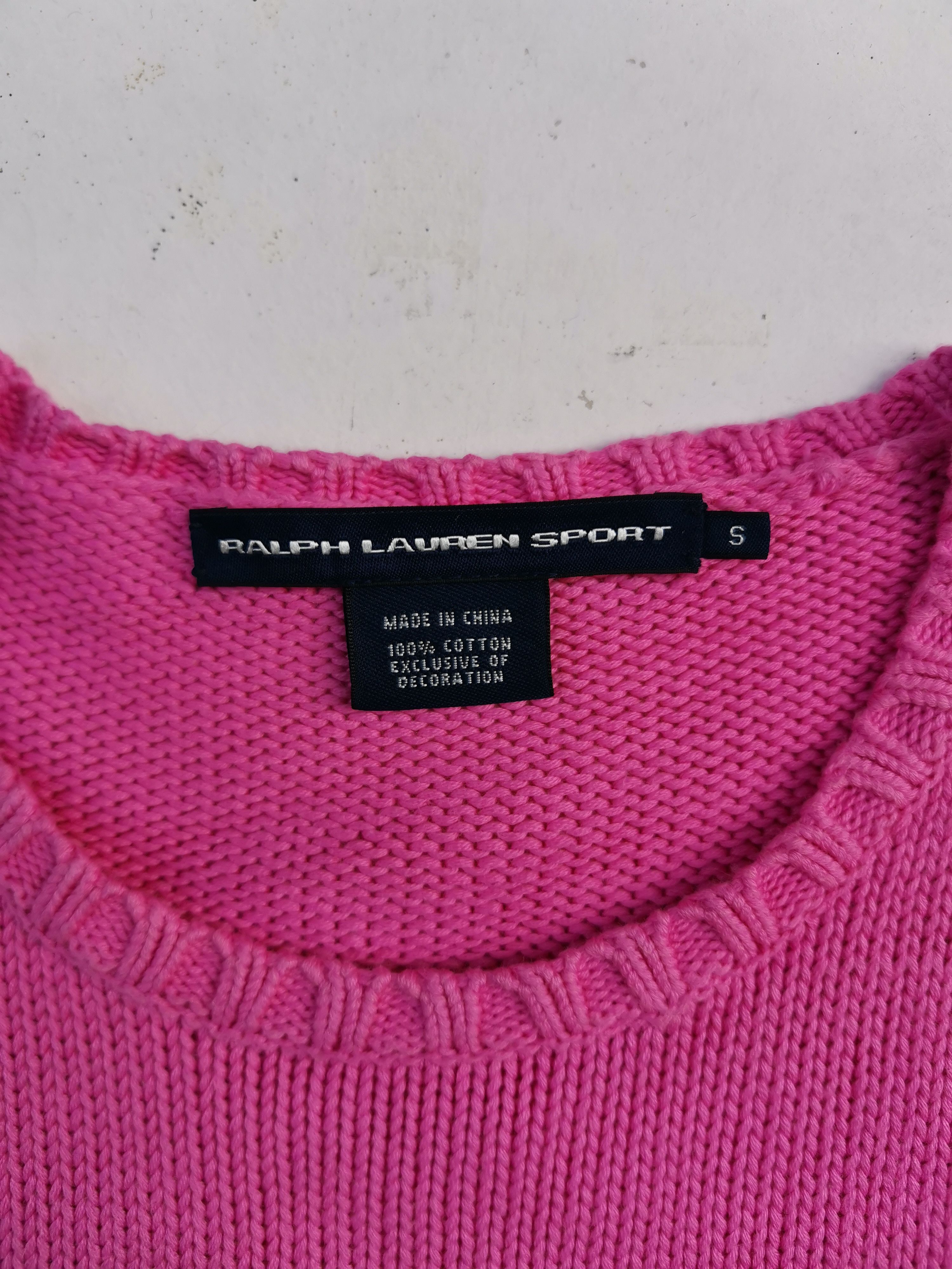 Homespun Knitwear × Other × Ralph Lauren Vintage Ralph Lauren Sport Small Logo Embroidered Knitwear Size US S / EU 44-46 / 1 - 8 Thumbnail