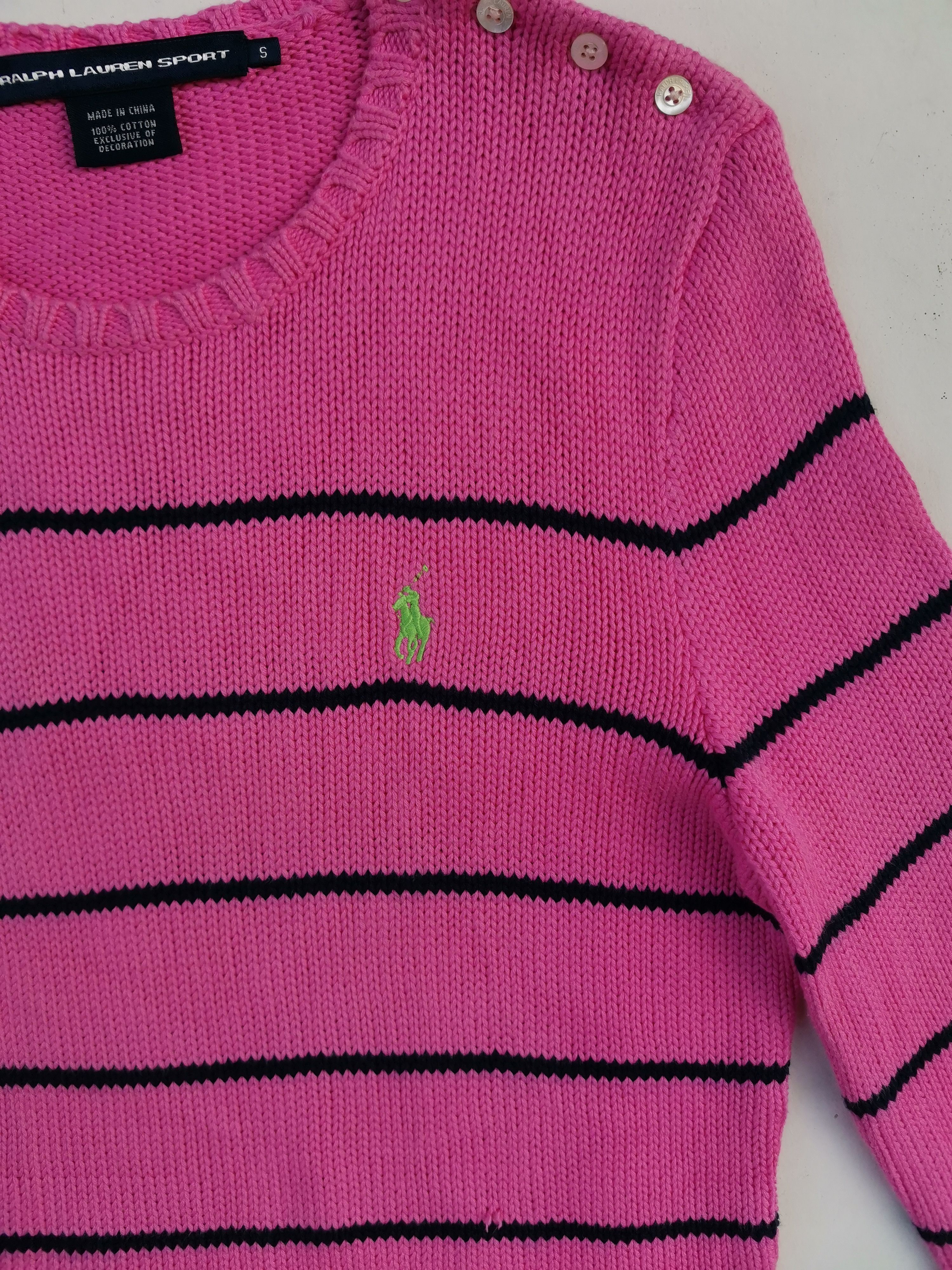 Homespun Knitwear × Other × Ralph Lauren Vintage Ralph Lauren Sport Small Logo Embroidered Knitwear Size US S / EU 44-46 / 1 - 10 Thumbnail