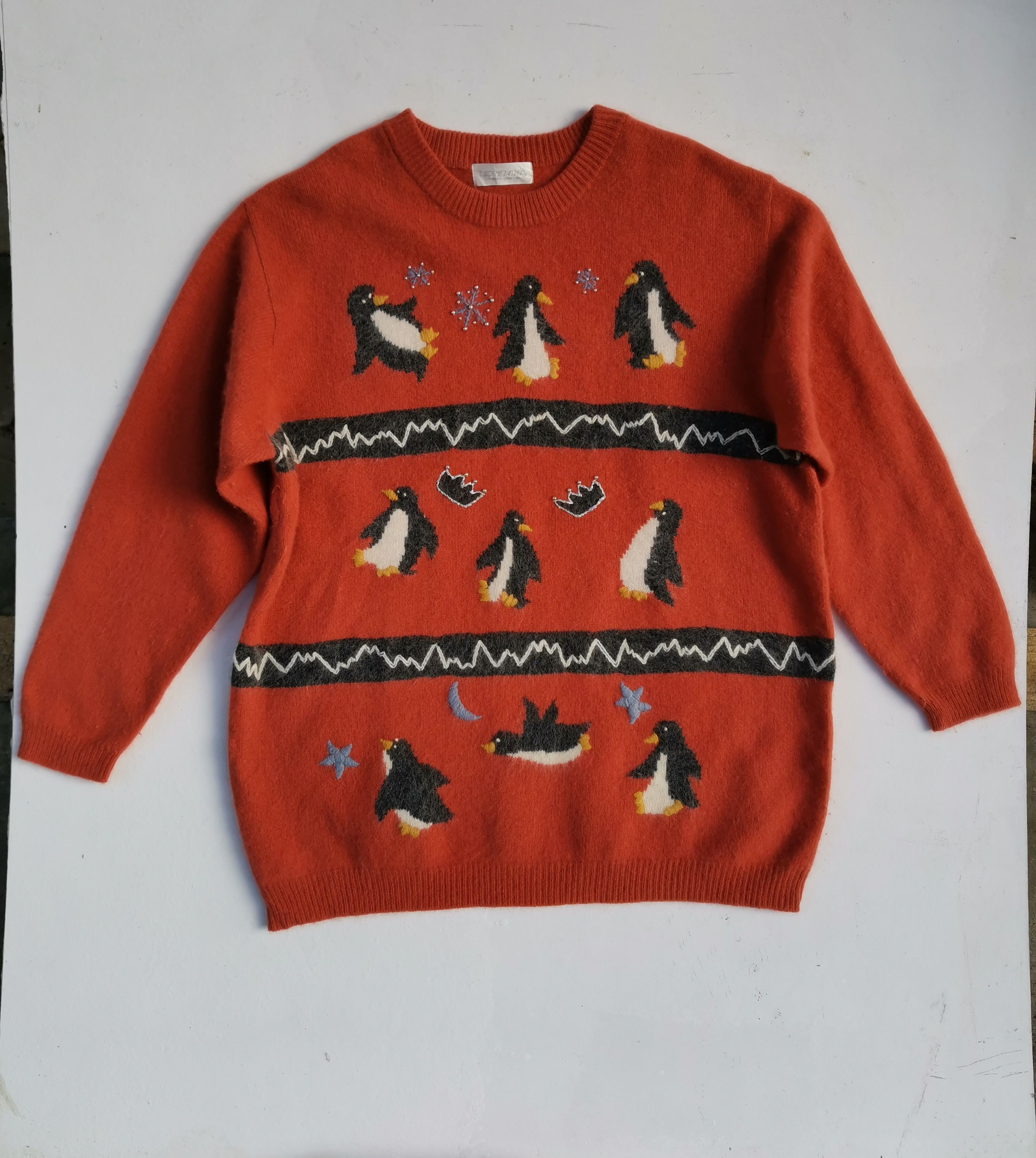 Aran Isles Knitwear Vintage More Mind BigLogo Over Print Knitwear Size US XL / EU 56 / 4 - 7 Thumbnail