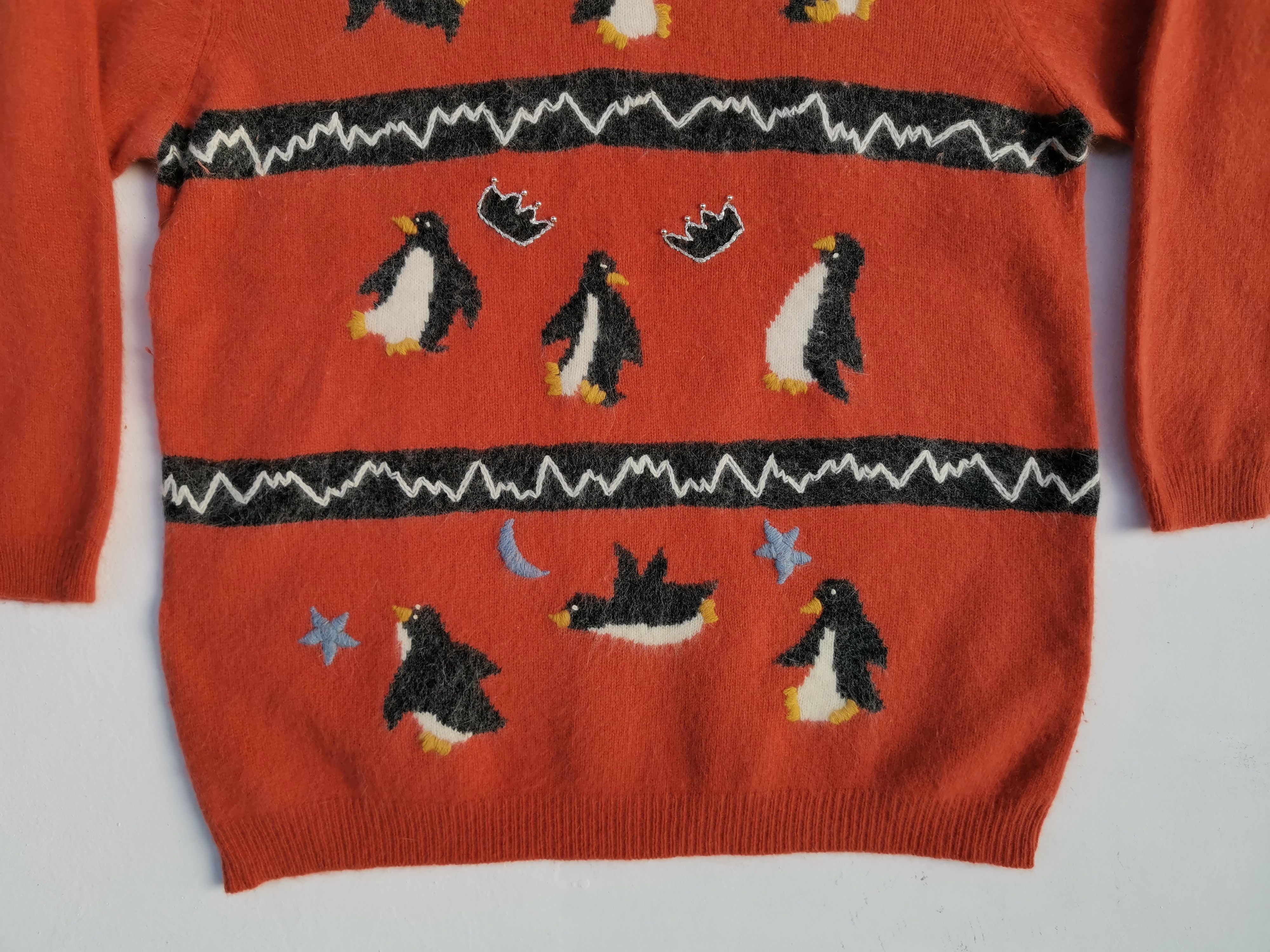 Aran Isles Knitwear Vintage More Mind BigLogo Over Print Knitwear Size US XL / EU 56 / 4 - 10 Thumbnail
