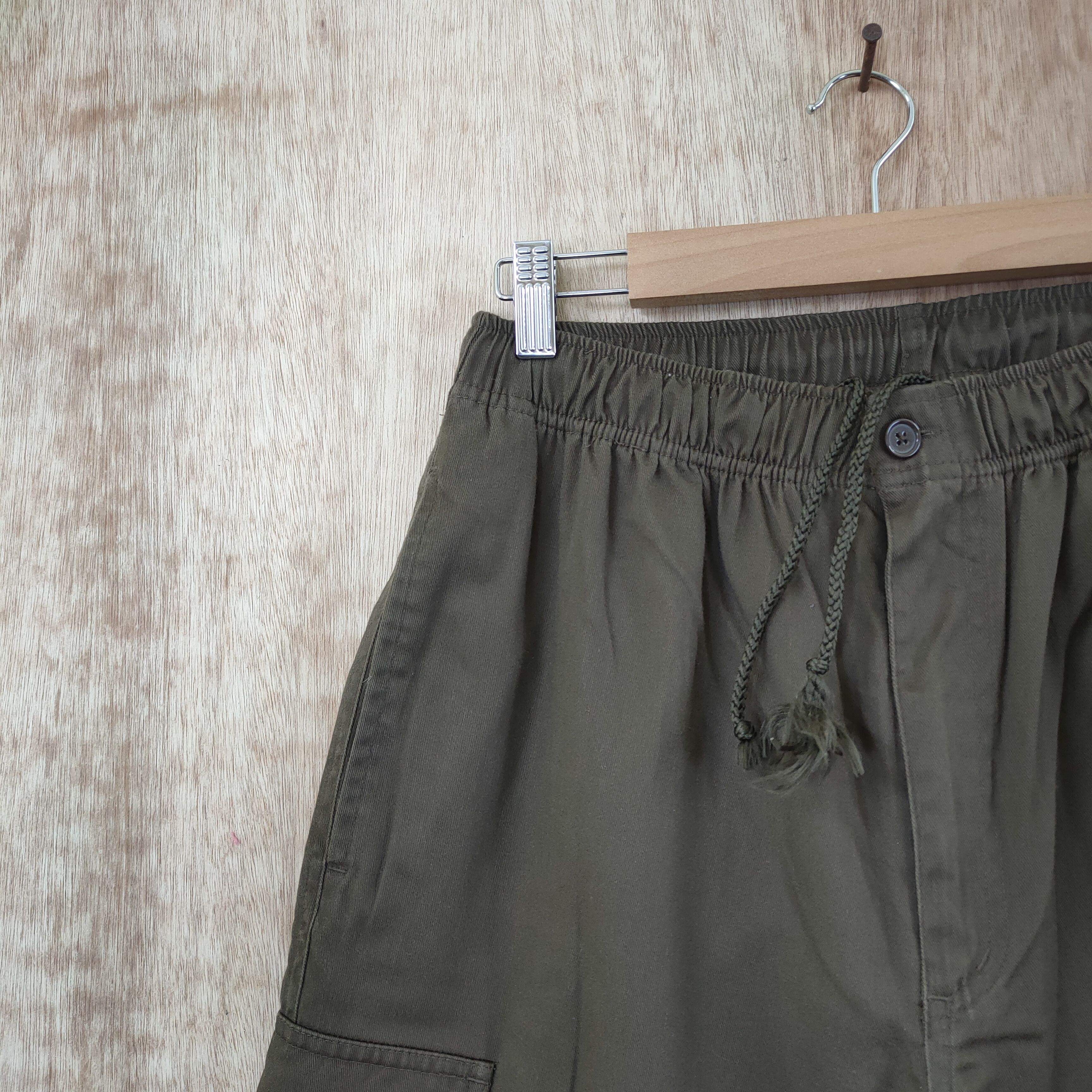 Japanese Brand SCOQ TERS SPRING WAIST BROWN CARGO PANTS Size US 29 - 9 Thumbnail