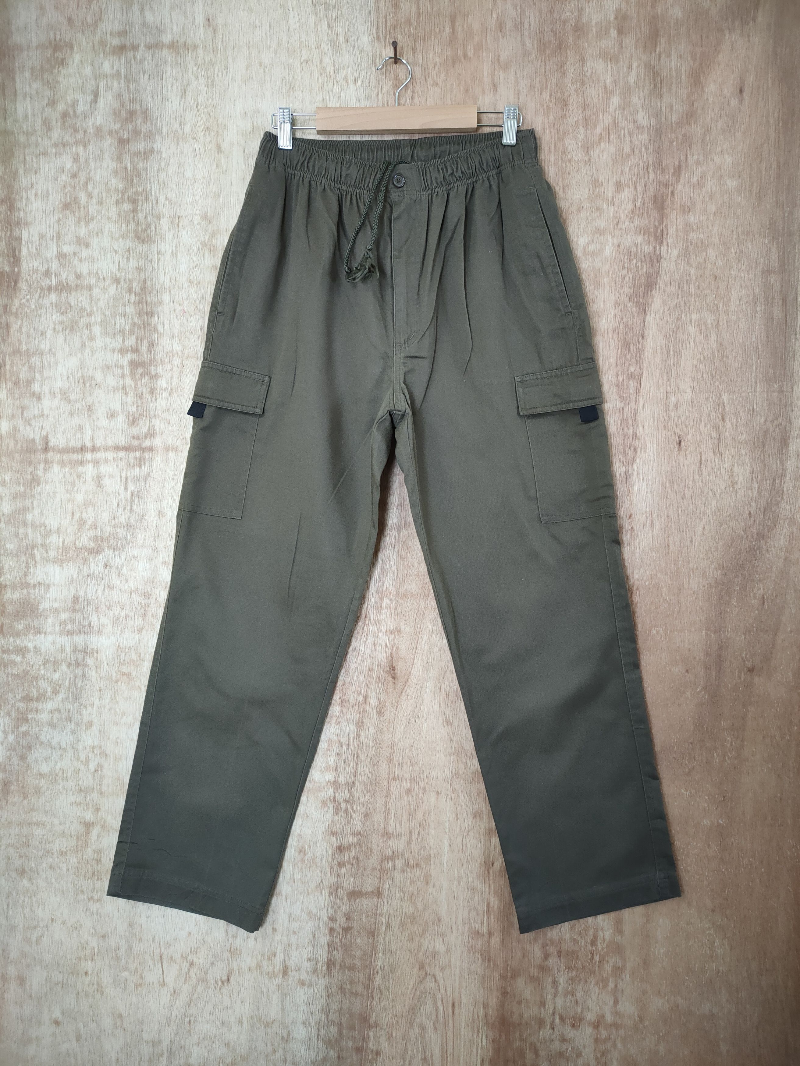 Japanese Brand SCOQ TERS SPRING WAIST BROWN CARGO PANTS Size US 29 - 1 Thumbnail