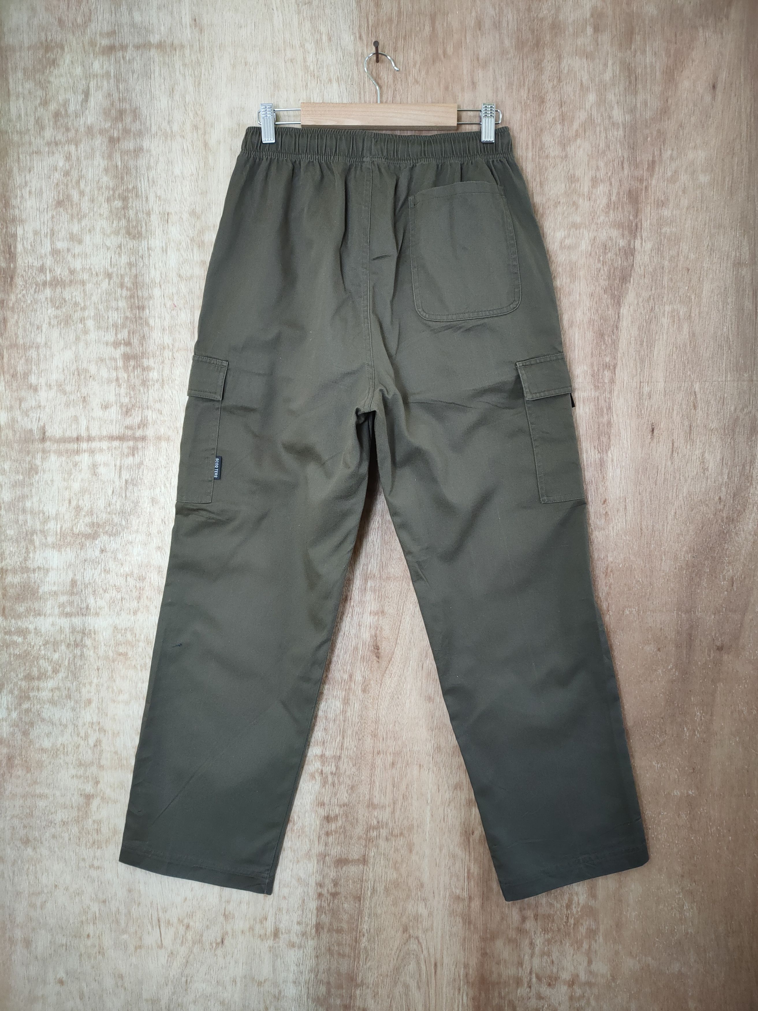 Japanese Brand SCOQ TERS SPRING WAIST BROWN CARGO PANTS Size US 29 - 5 Thumbnail
