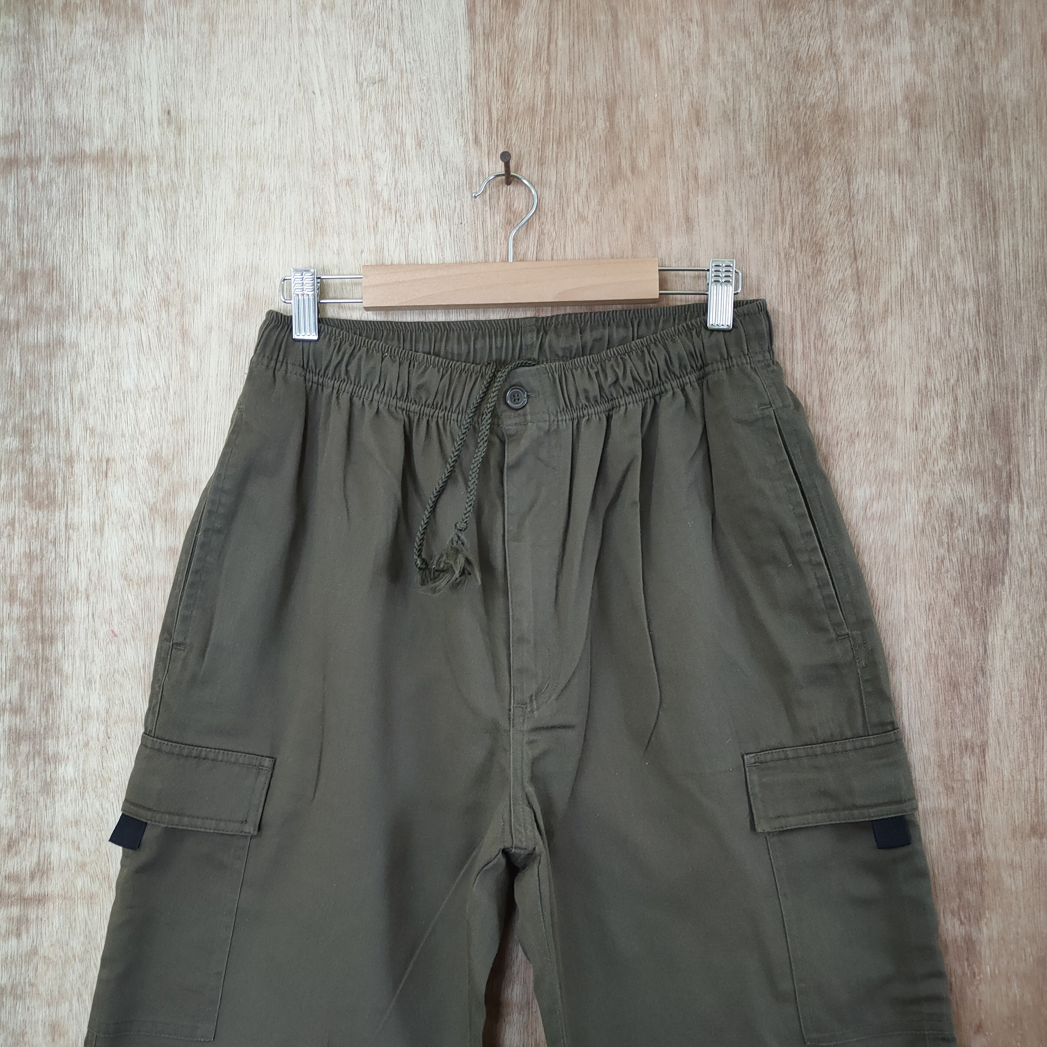 Japanese Brand SCOQ TERS SPRING WAIST BROWN CARGO PANTS Size US 29 - 2 Thumbnail