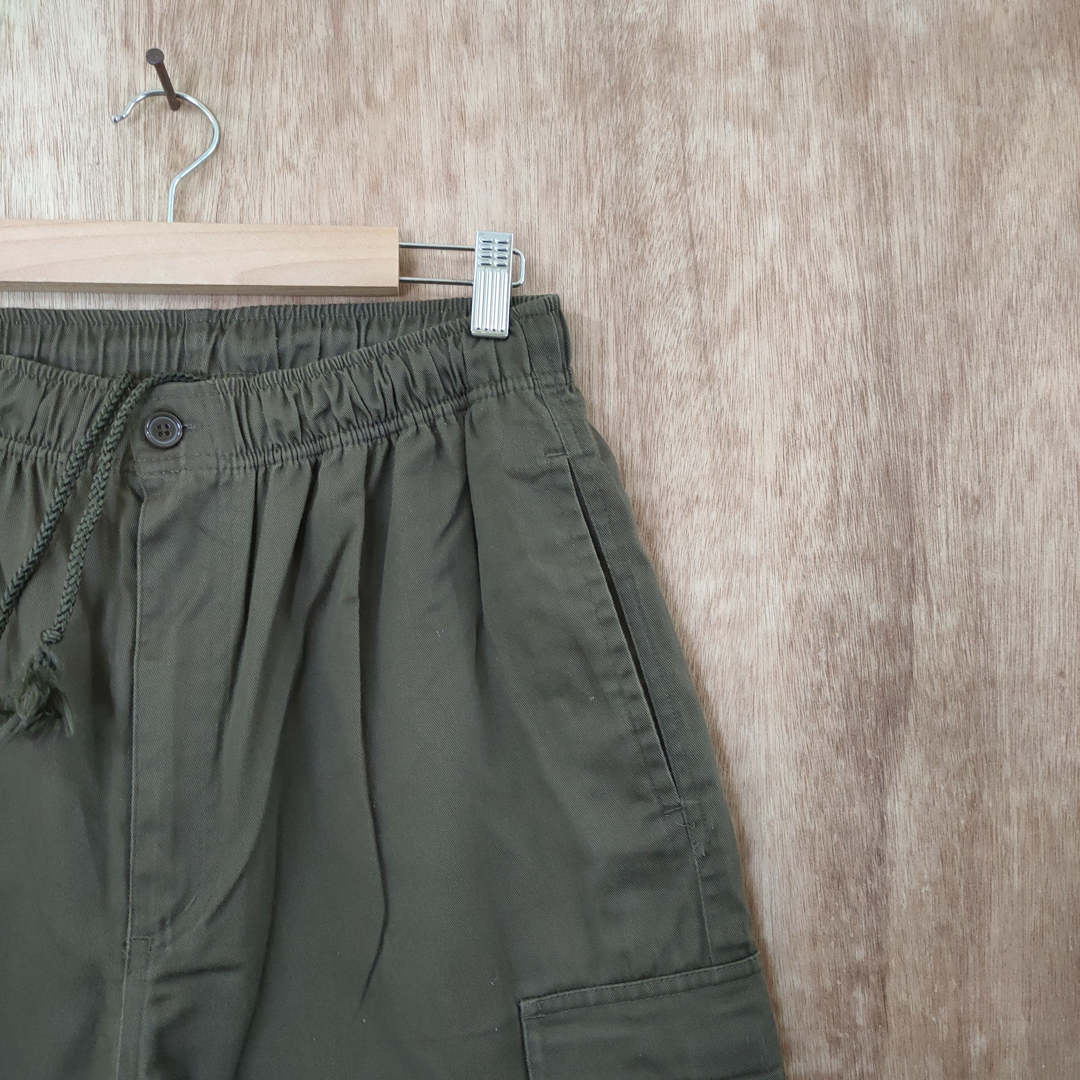 Japanese Brand SCOQ TERS SPRING WAIST BROWN CARGO PANTS Size US 29 - 10 Thumbnail