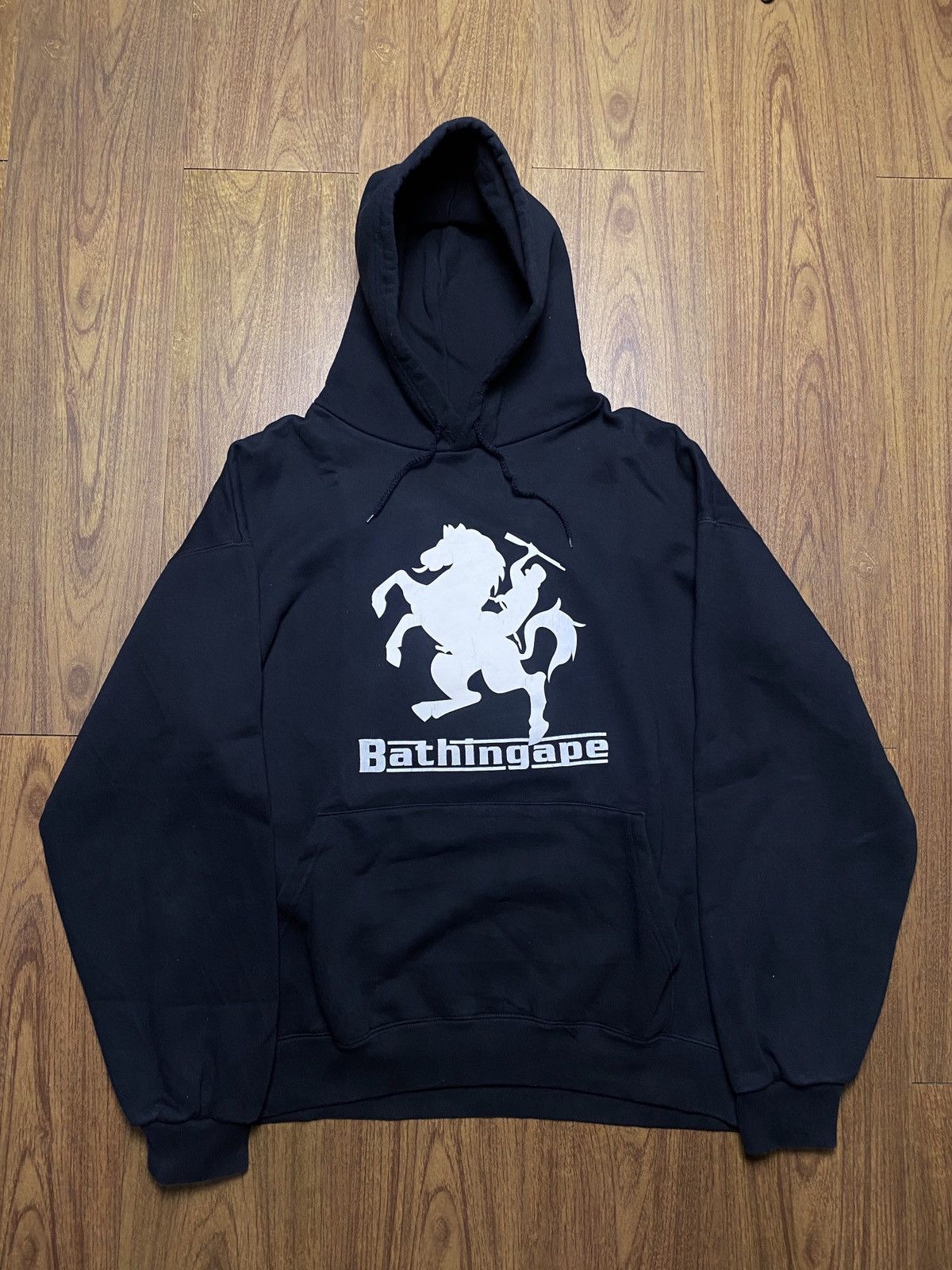 Bape × Number (N)ine AW2000 Number Nine Bape Lambretta Logo Hoodie 