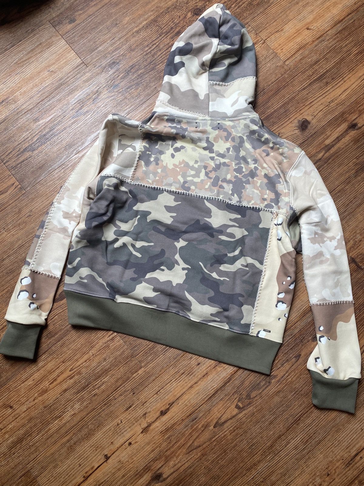 Amiri Amiri camo Patchwork hoodie Grailed