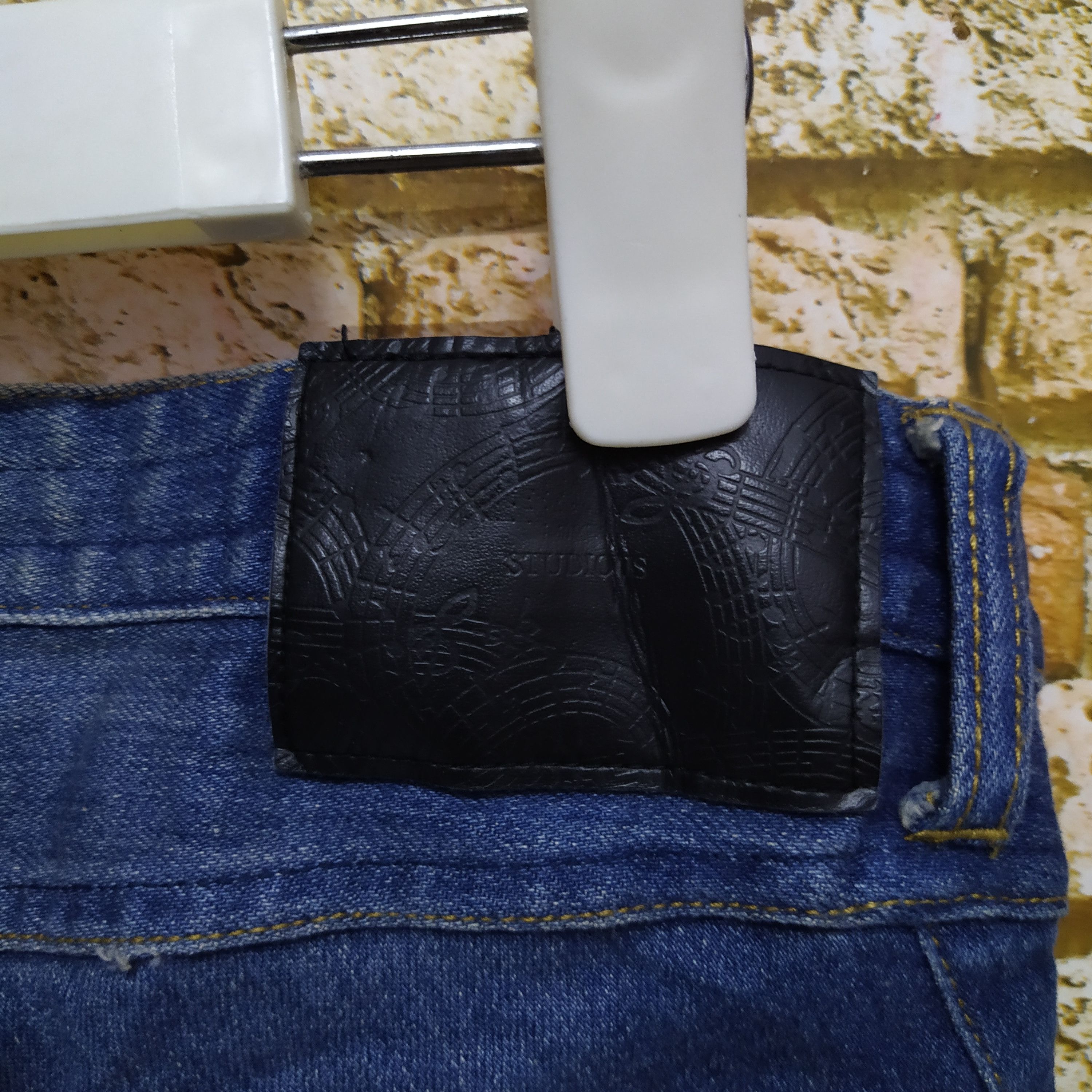 Number (N)ine NUMBER (N)INE STUDIOUS COLLABO DENIM SKINNY KURT (D123) W28 Size US 28 / EU 44 - 9 Thumbnail