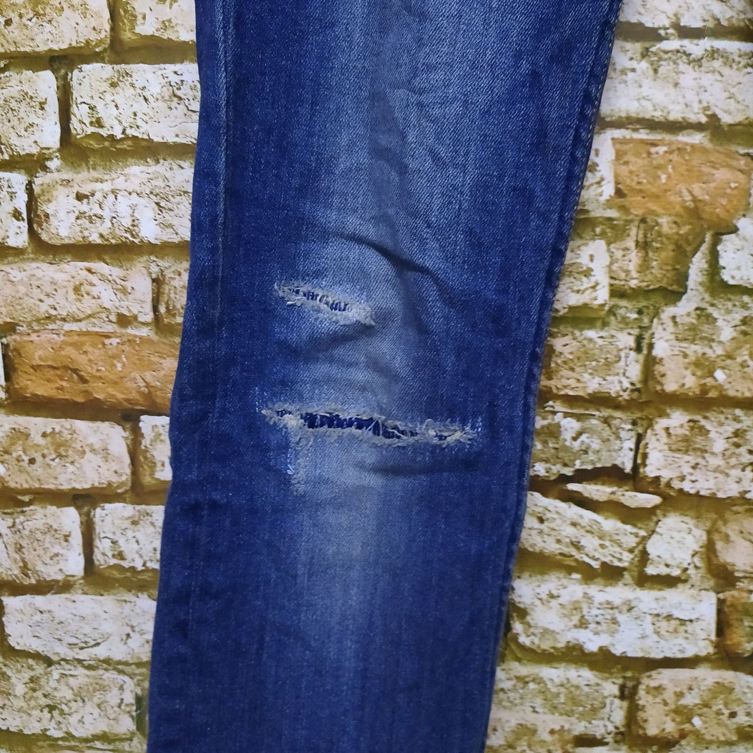 Number (N)ine NUMBER (N)INE STUDIOUS COLLABO DENIM SKINNY KURT (D123) W28 Size US 28 / EU 44 - 3 Thumbnail