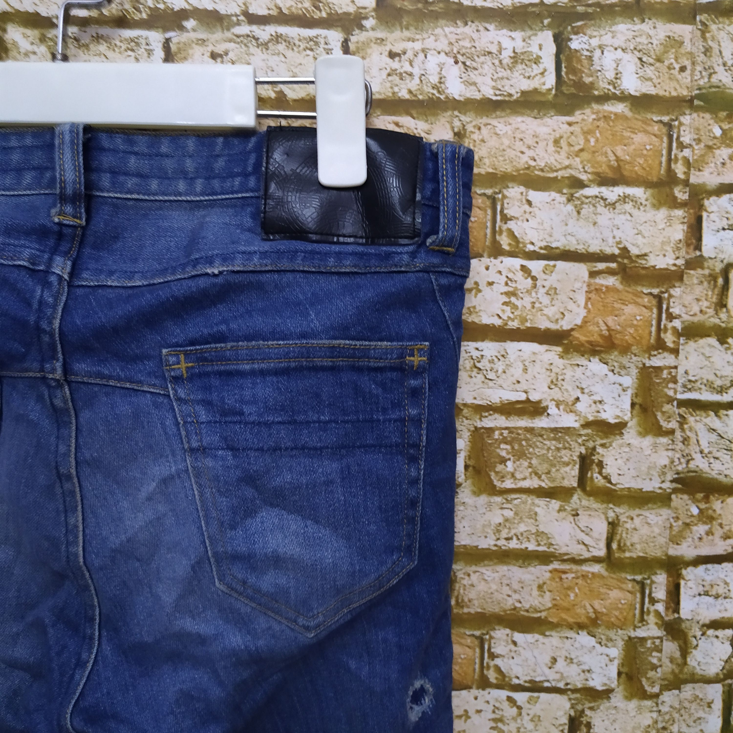 Number (N)ine NUMBER (N)INE STUDIOUS COLLABO DENIM SKINNY KURT (D123) W28 Size US 28 / EU 44 - 8 Thumbnail