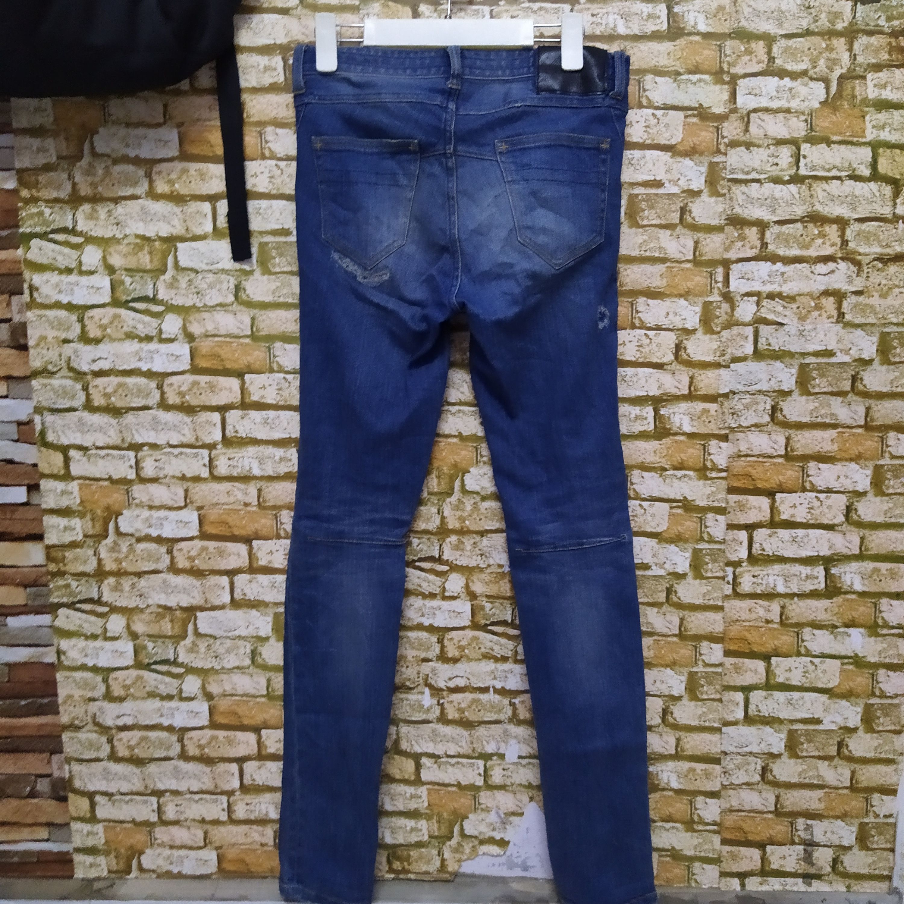 Number (N)ine NUMBER (N)INE STUDIOUS COLLABO DENIM SKINNY KURT (D123) W28 Size US 28 / EU 44 - 6 Thumbnail