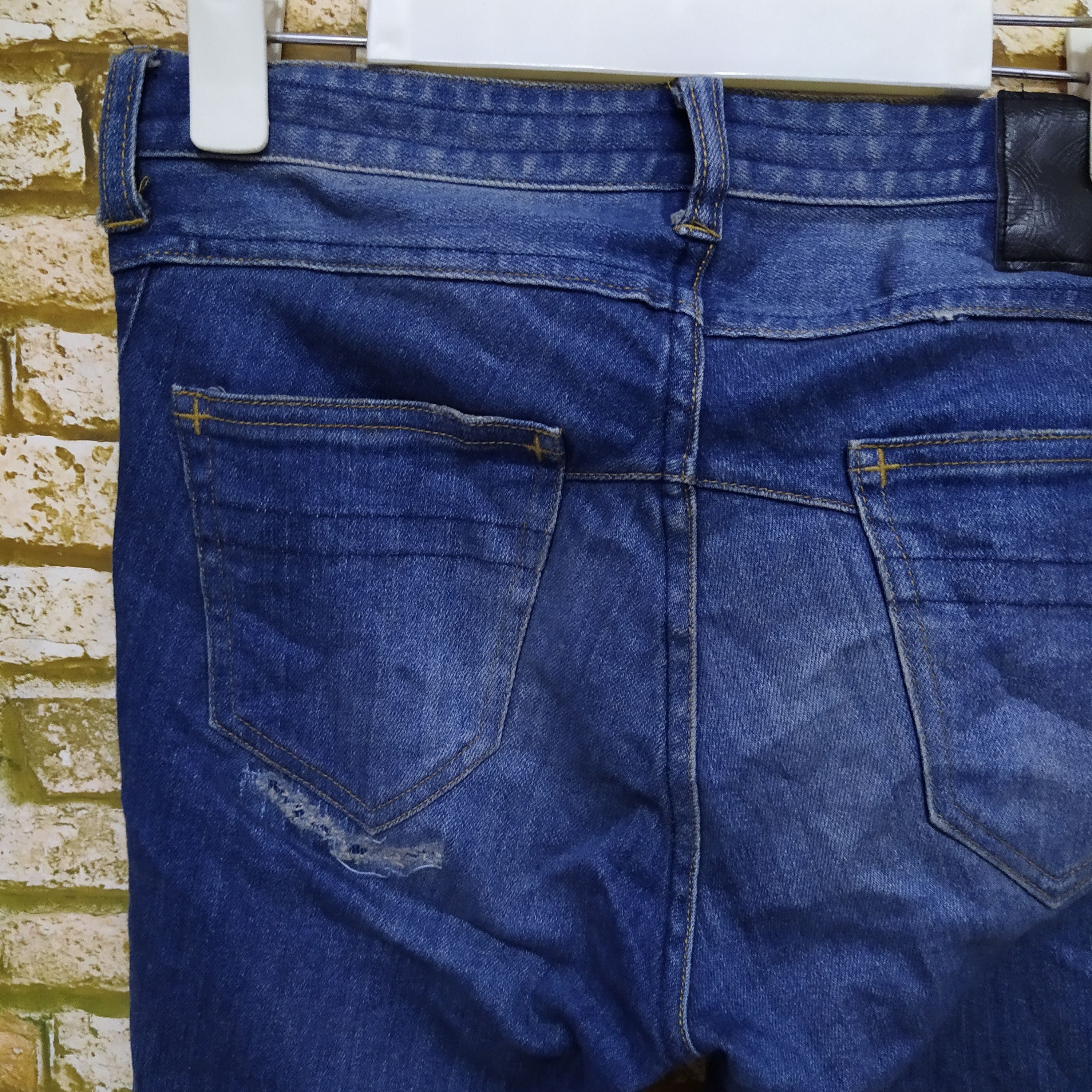 Number (N)ine NUMBER (N)INE STUDIOUS COLLABO DENIM SKINNY KURT (D123) W28 Size US 28 / EU 44 - 7 Thumbnail