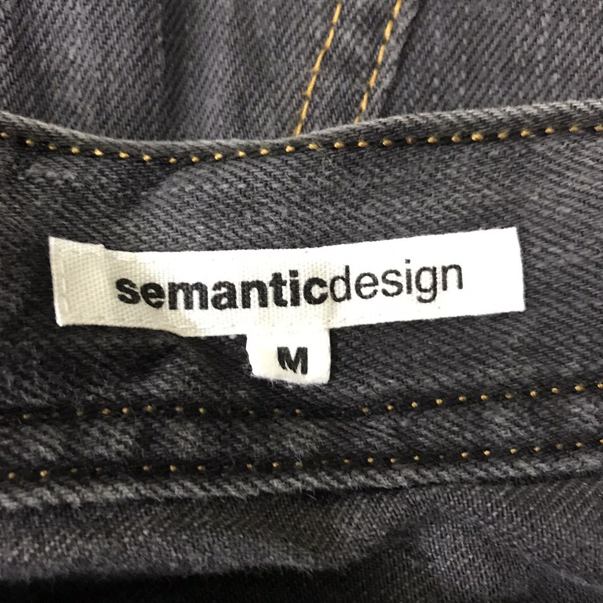 Japanese Brand Semantic Design Spiral Cut Flare Jeans Studded Size US 31 - 14 Thumbnail