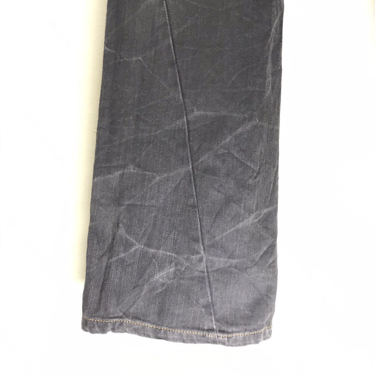 Japanese Brand Semantic Design Spiral Cut Flare Jeans Studded Size US 31 - 8 Thumbnail