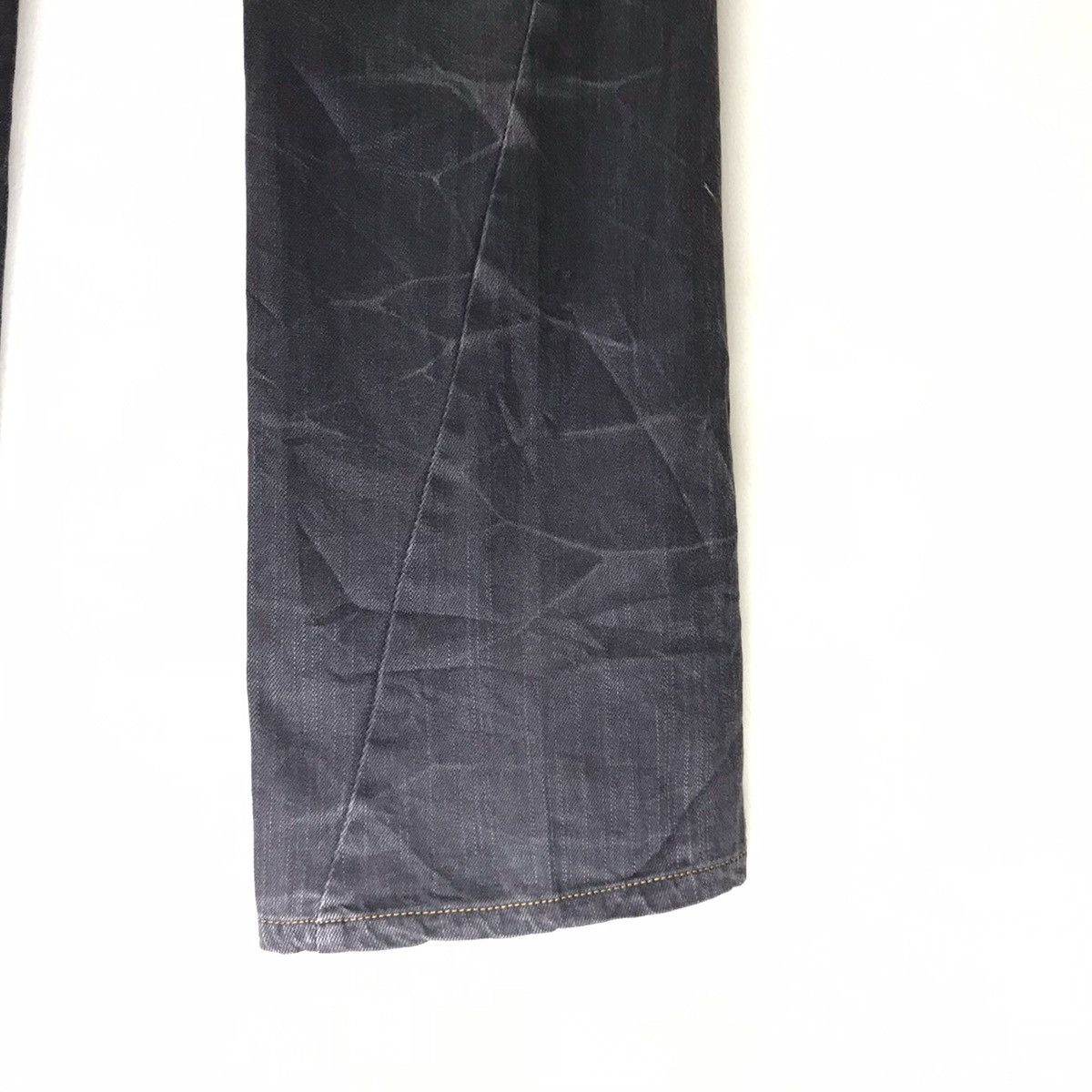Japanese Brand Semantic Design Spiral Cut Flare Jeans Studded Size US 31 - 9 Thumbnail
