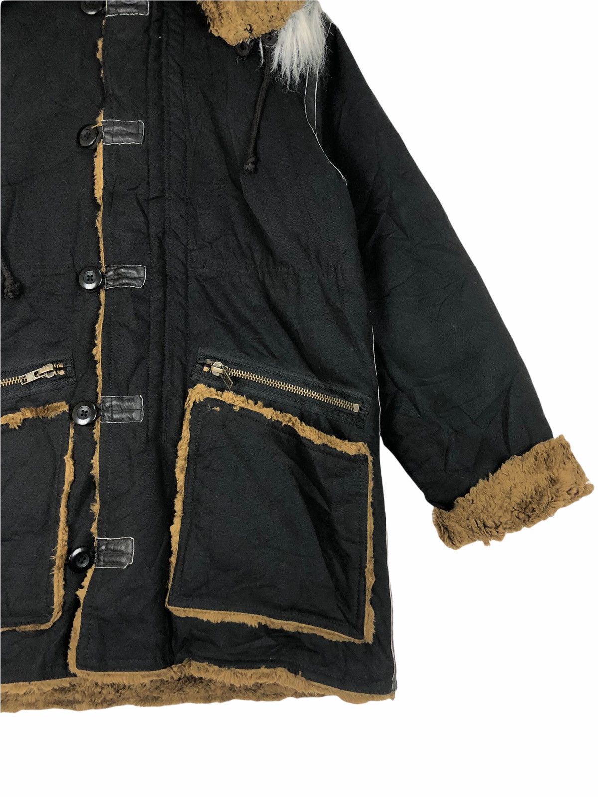 Hysteric Glamour Fur Jacket Japan Brand Royal Blue Button Jacket Size US M / EU 48-50 / 2 - 7 Thumbnail