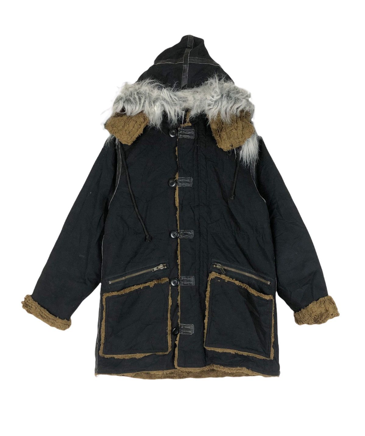 Hysteric Glamour Fur Jacket Japan Brand Royal Blue Button Jacket Size US M / EU 48-50 / 2 - 2 Thumbnail