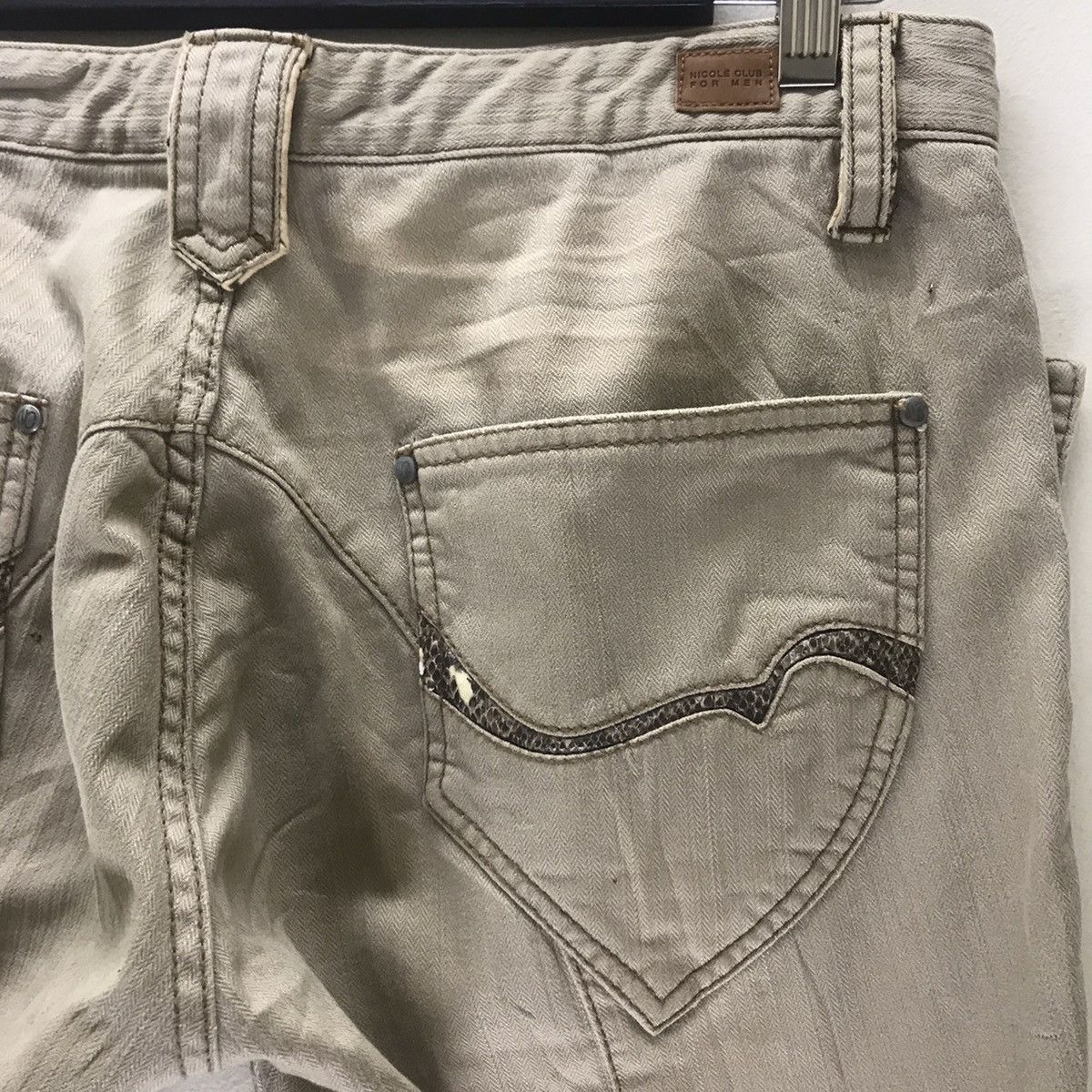 Nicole Club Nicole Club For Men Denim Retro Jeans Flared Size US 33 - 12 Thumbnail