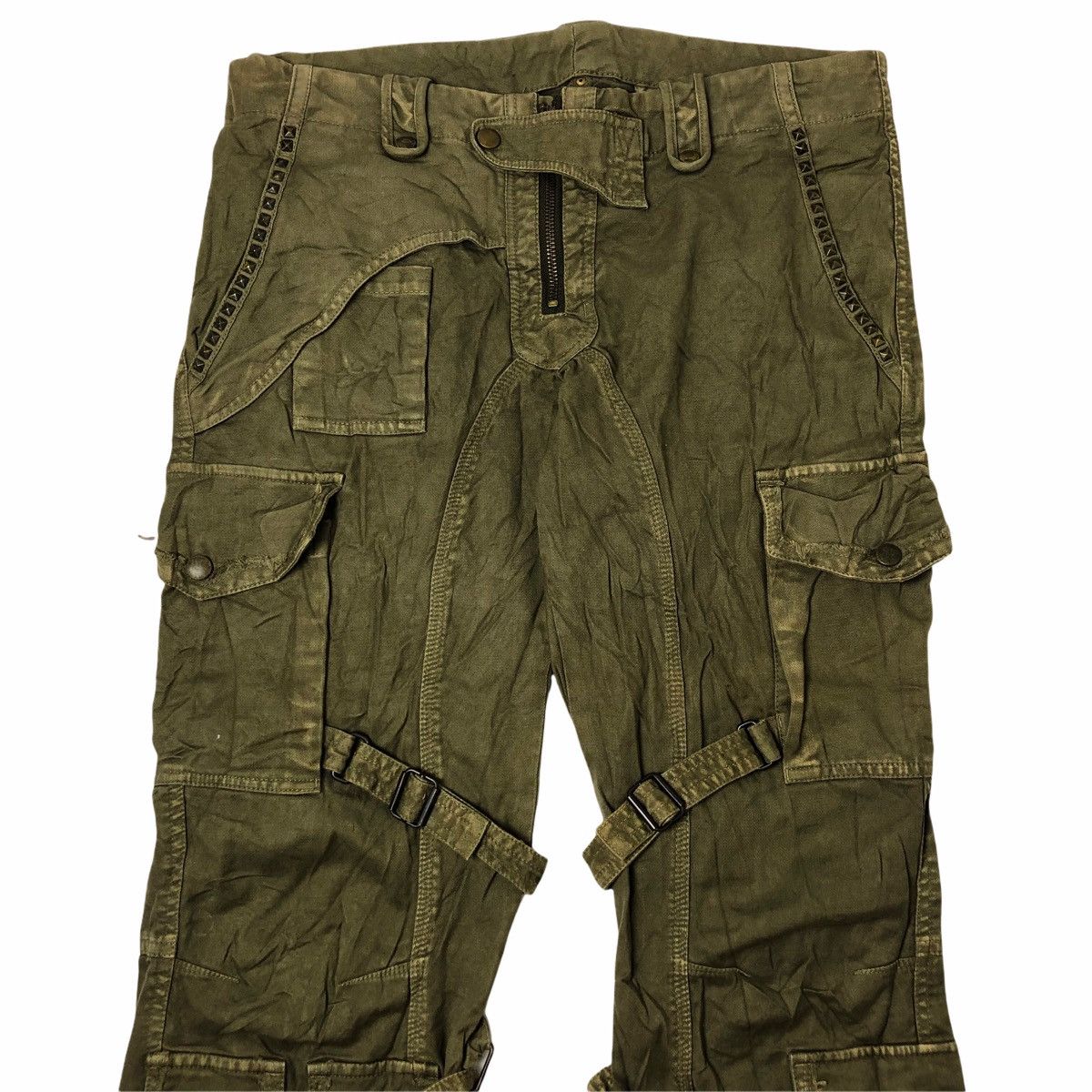 20471120 1990s Halb - Industrial Bondage Cargo Pants Size US 31 - 3 Thumbnail