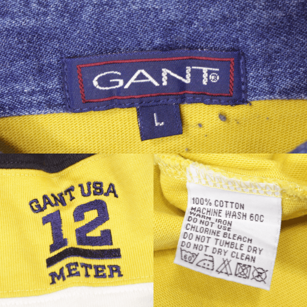 Gant 90S Logo Rugby Vintage Size US L / EU 52-54 / 3 - 9 Thumbnail