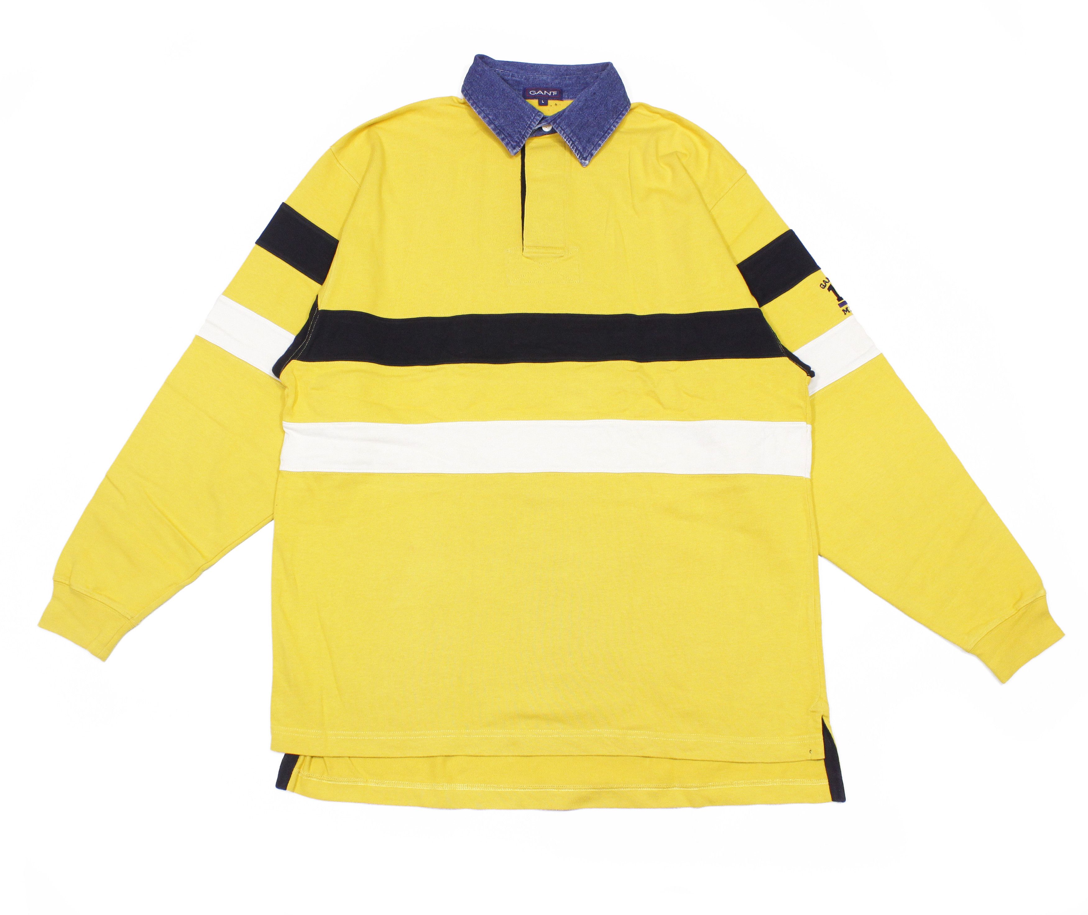 Gant 90S Logo Rugby Vintage Size US L / EU 52-54 / 3 - 1 Thumbnail