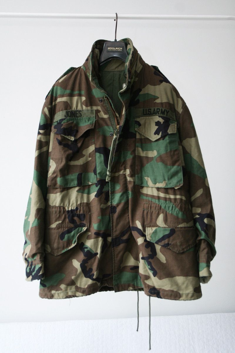 Vintage US Army M-65 Vintage Woodland Camo Jacket Small S | Grailed