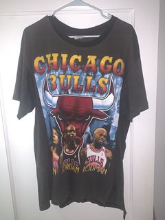 Going Out Now !!! - - Vintage Chicago Bulls Rap Tee “Double 3 Peat” Used  Size X-Large - $450 Vintage Chicago Bulls Rap Tee “The Dynasty”…