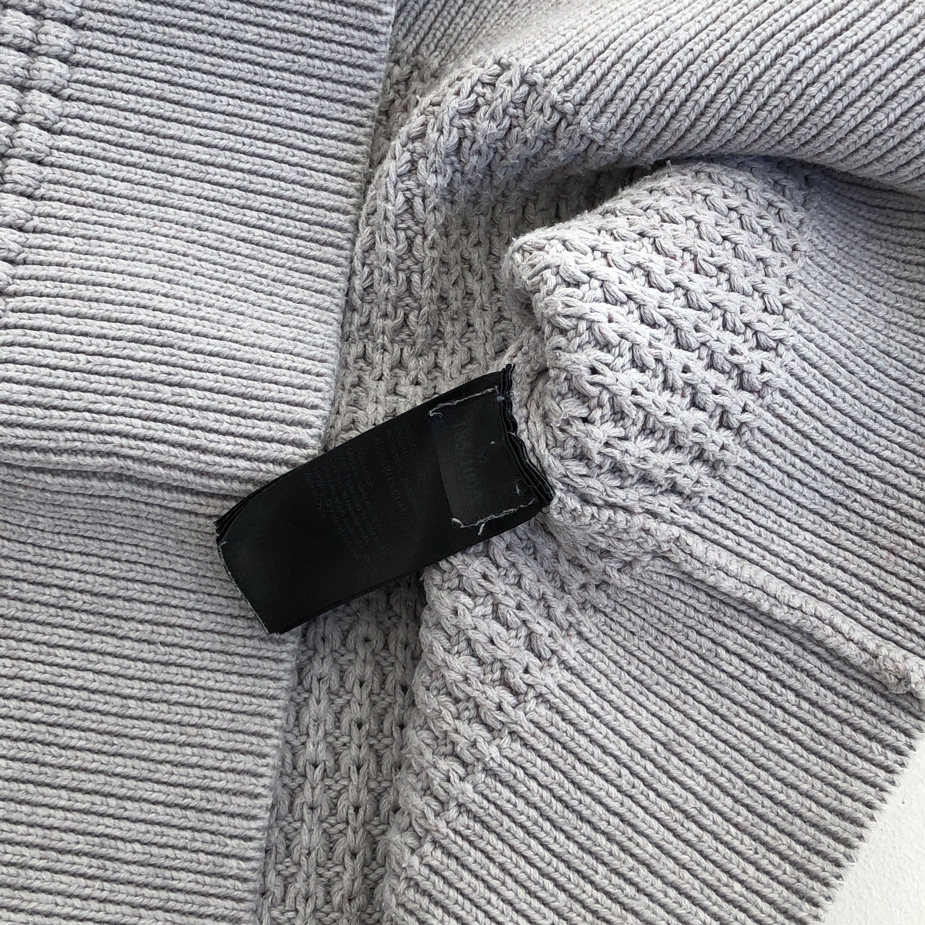 Allsaints All Saints Heavy Knit Sweater Gray Medium Size US M / EU 48-50 / 2 - 2 Thumbnail