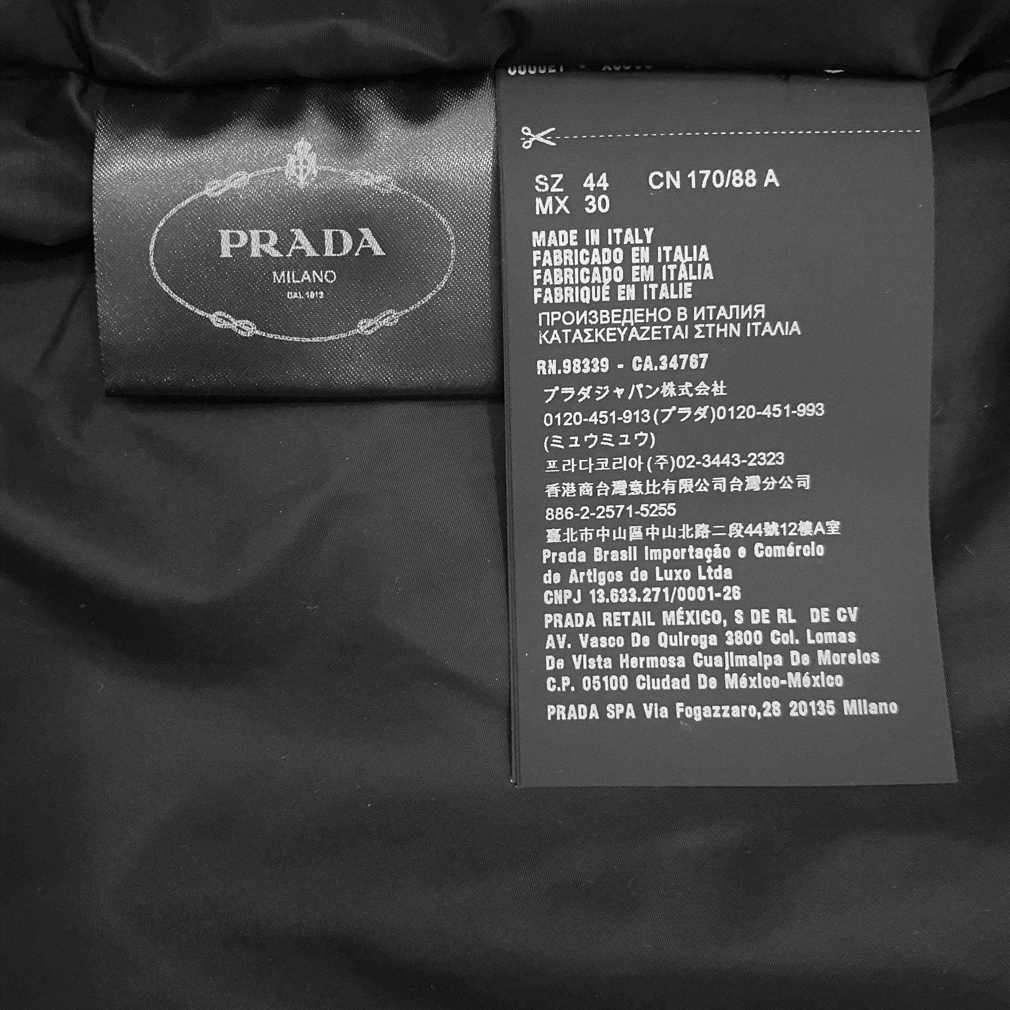 Prada FW18 Padded Wool Coat Size US M / EU 48-50 / 2 - 6 Thumbnail