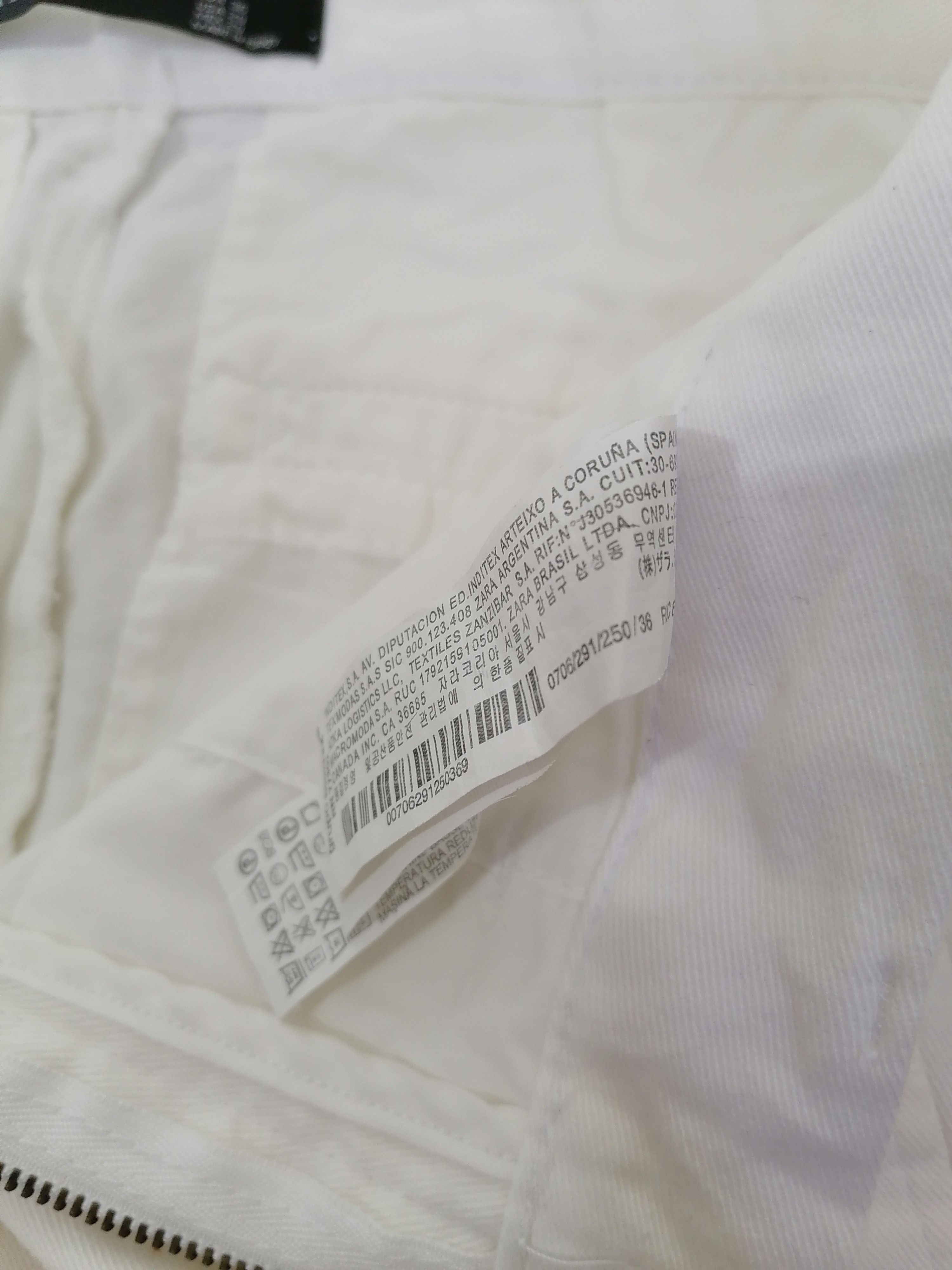 Zara Zara Man White Jeans Size 30" / US 8 / IT 44 - 7 Thumbnail