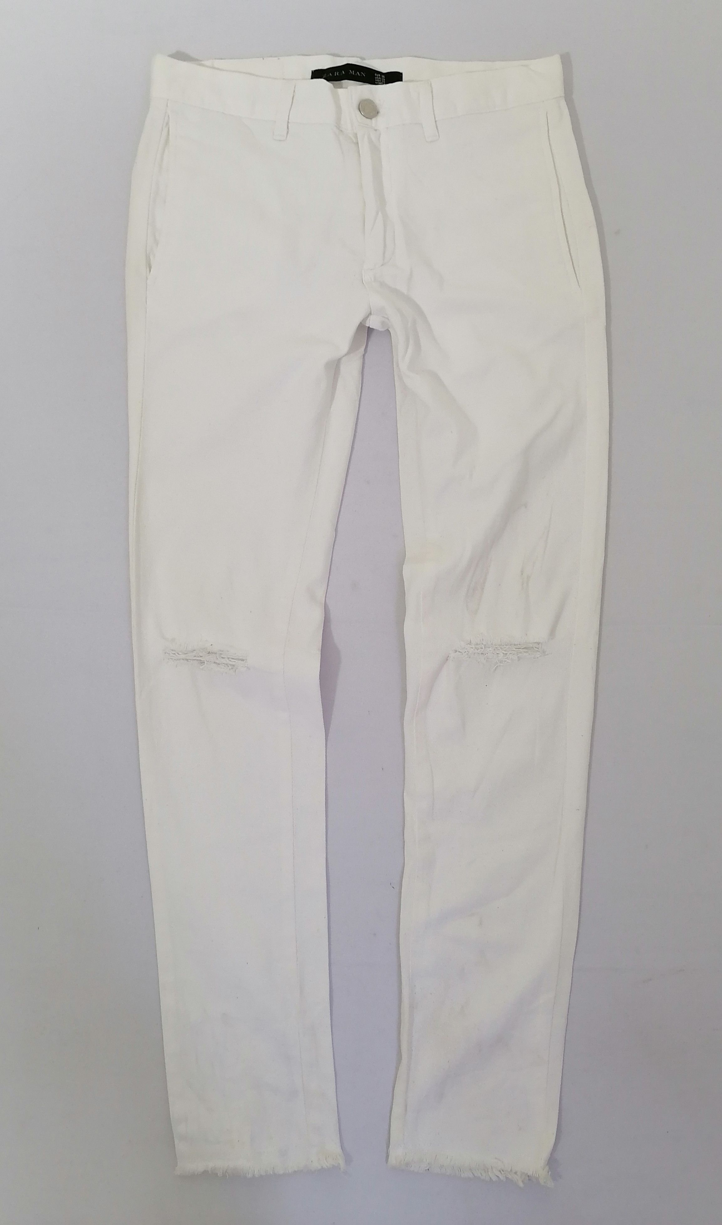 Zara Zara Man White Jeans Size 30" / US 8 / IT 44 - 1 Thumbnail